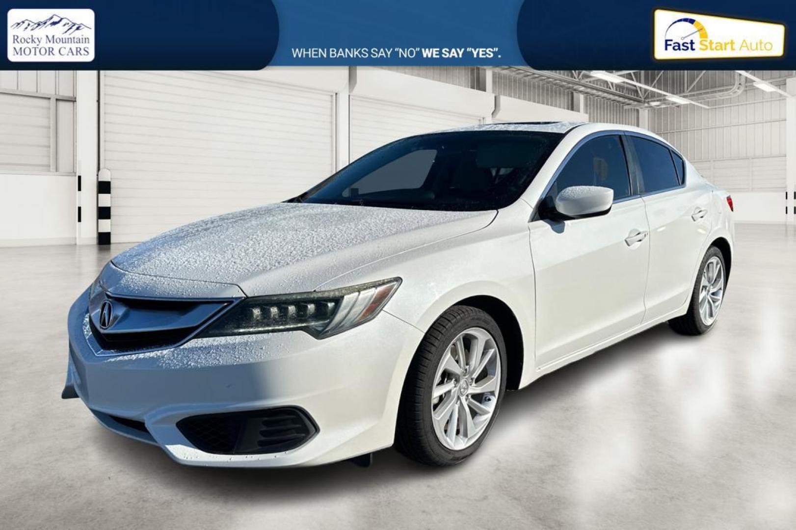 2016 White Acura ILX 8-Spd AT (19UDE2F39GA) with an 2.0L L4 16V DOHC engine, 8-Speed Automatic transmission, located at 344 S Washington Blvd, Ogden, UT, 84404, (801) 399-1799, 41.255482, -111.970848 - Photo#8