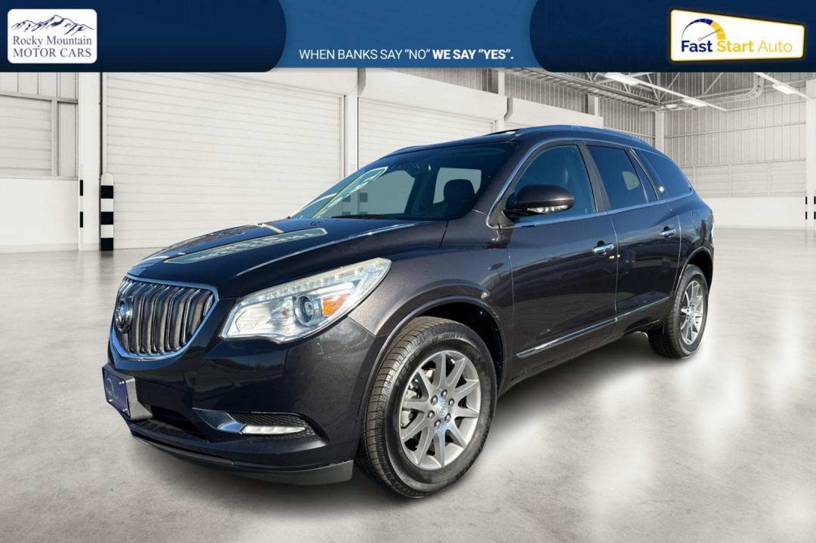 2016 Gray Buick Enclave Leather FWD (5GAKRBKD7GJ) with an 3.6L V6 DOHC 24V engine, 6-Speed Automatic Overdrive transmission, located at 7755 State Street, Midvale, UT, 84047, (801) 753-9063, 40.610329, -111.892159 - Photo#8