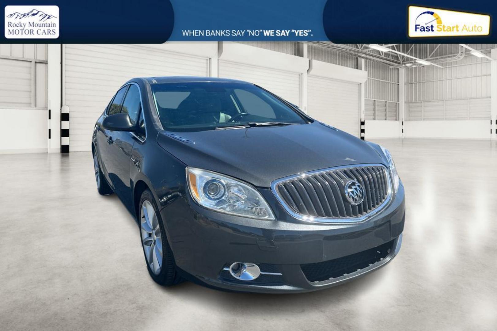 2016 Gray Buick Verano Convenience (1G4PR5SK1G4) with an 2.4L L4 DOHC 16V FFV engine, 6A transmission, located at 7755 State Street, Midvale, UT, 84047, (801) 753-9063, 40.610329, -111.892159 - Photo#0