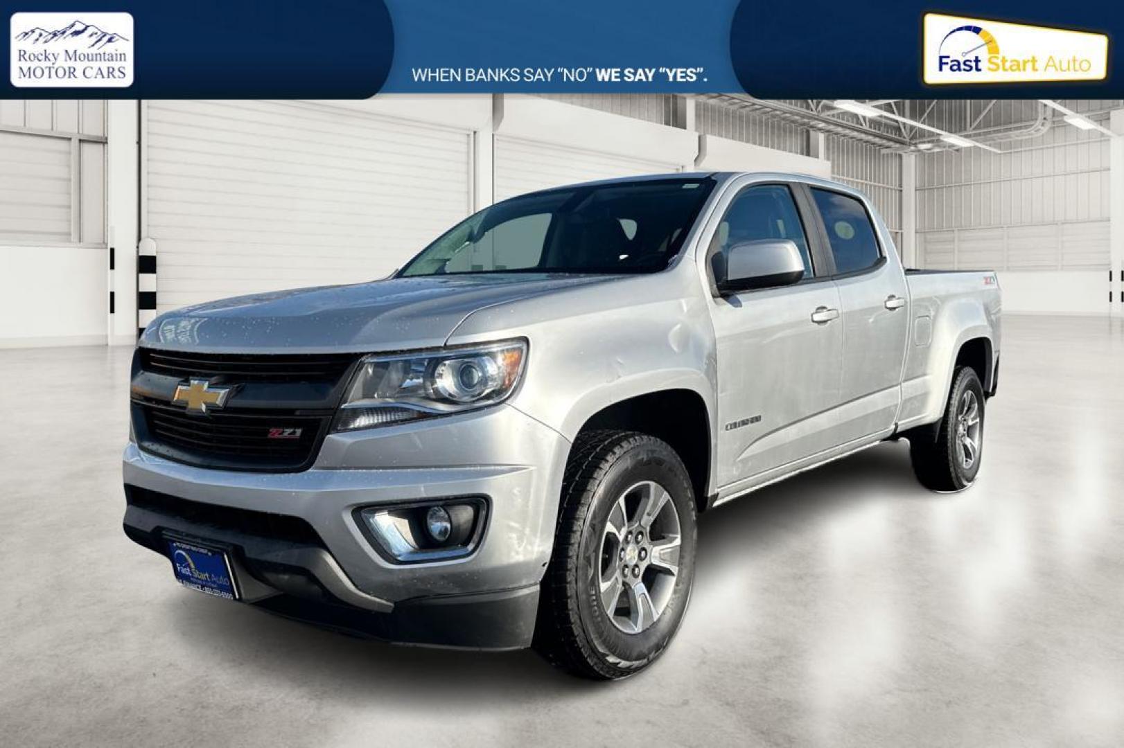 2016 Silver Chevrolet Colorado Z71 Crew Cab 4WD Long Box (1GCGTDE34G1) with an 3.6L V6 DOHC 24V GAS engine, 6A transmission, located at 7755 State Street, Midvale, UT, 84047, (801) 753-9063, 40.610329, -111.892159 - Photo#8