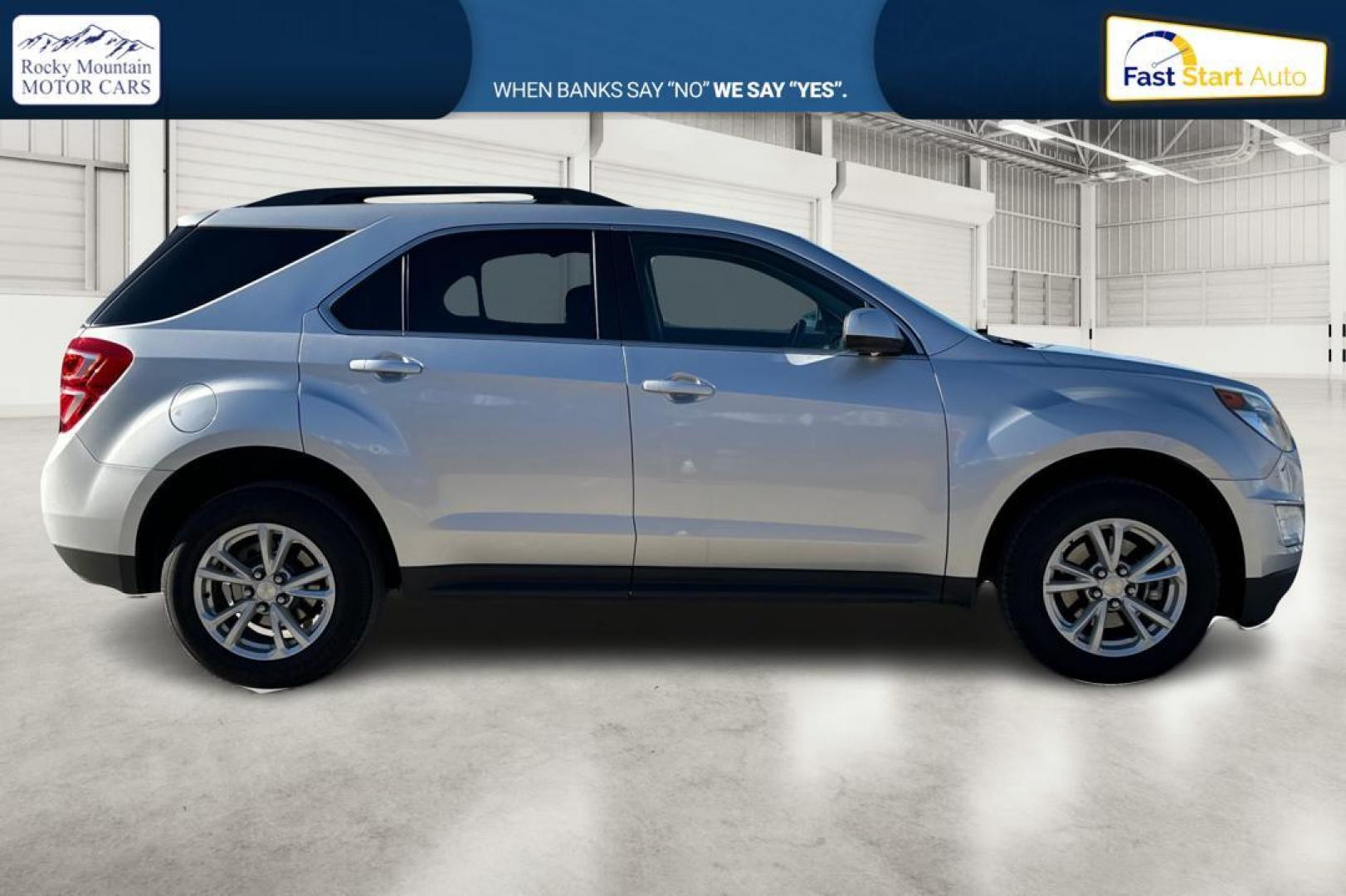 2016 Silver Chevrolet Equinox LT 2WD (2GNALCEKXG1) with an 2.4L L4 DOHC 16V FFV engine, 6A transmission, located at 344 S Washington Blvd, Ogden, UT, 84404, (801) 399-1799, 41.255482, -111.970848 - Photo#1