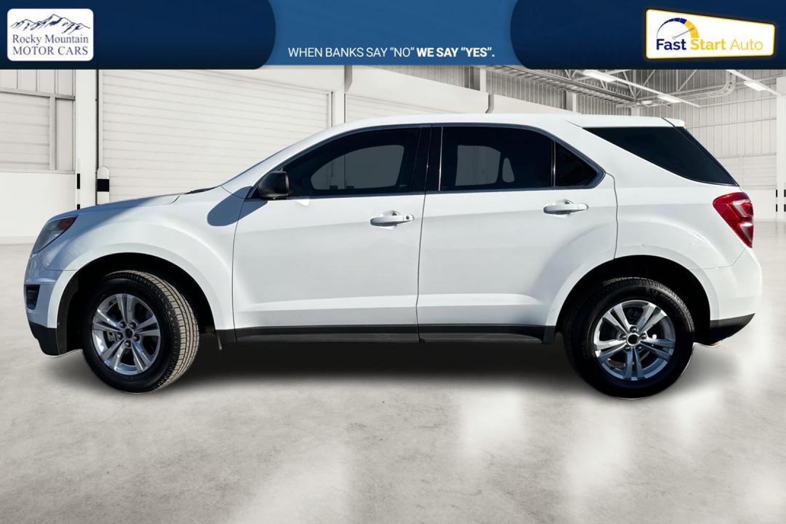 2016 White Chevrolet Equinox LS 2WD (2GNALBEK4G1) with an 2.4L L4 DOHC 16V FFV engine, 6A transmission, located at 7755 State Street, Midvale, UT, 84047, (801) 753-9063, 40.610329, -111.892159 - Photo#6