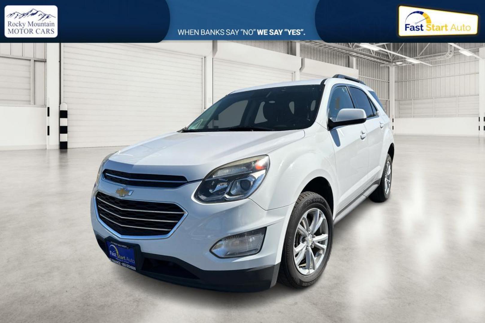 2016 White Chevrolet Equinox LT AWD (2GNFLFEK1G6) with an 2.4L L4 DOHC 16V FFV engine, 6A transmission, located at 7755 State Street, Midvale, UT, 84047, (801) 753-9063, 40.610329, -111.892159 - Photo#6