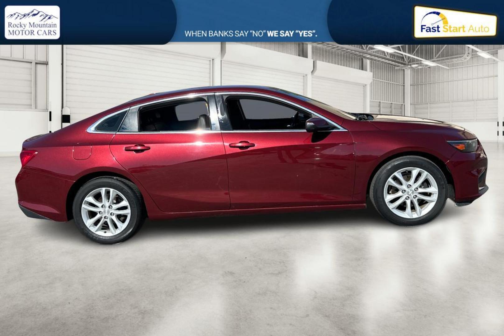 2016 Red Chevrolet Malibu 1LT (1G1ZE5ST3GF) with an 1.5L L4 DOHC 16V engine, 6A transmission, located at 767 S State Road, Pleasant Grove, UT, 84062, (801) 785-1058, 40.354839, -111.736687 - Photo#1