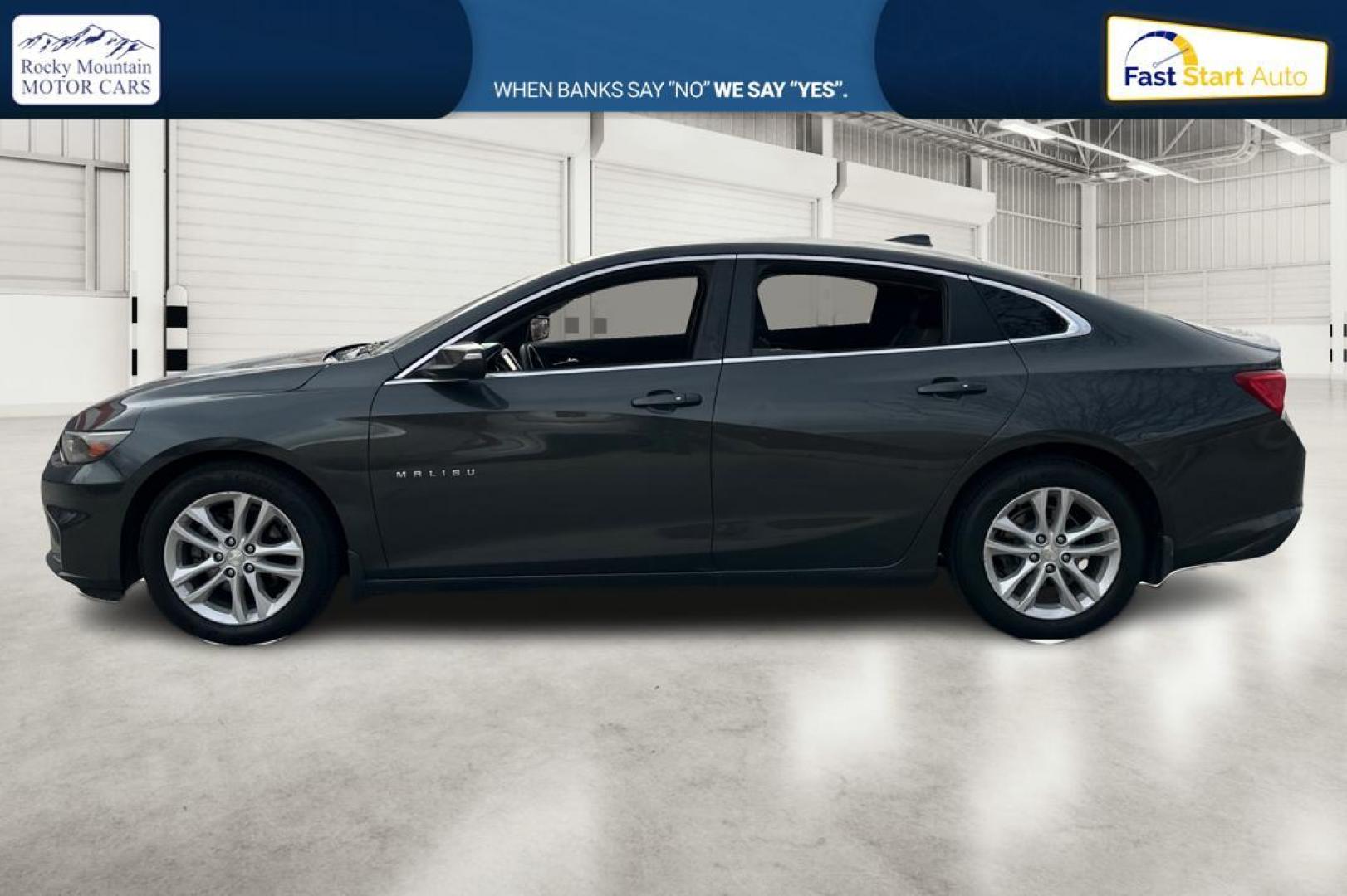 2016 Gray Chevrolet Malibu 1LT (1G1ZE5ST2GF) with an 1.5L L4 DOHC 16V engine, 6A transmission, located at 767 S State Road, Pleasant Grove, UT, 84062, (801) 785-1058, 40.354839, -111.736687 - Photo#6