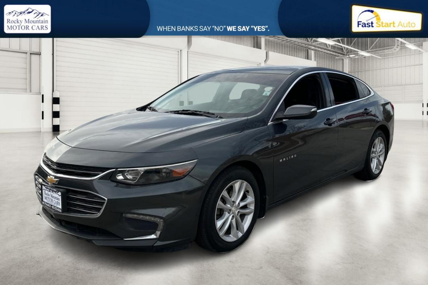 2016 Gray Chevrolet Malibu 1LT (1G1ZE5ST2GF) with an 1.5L L4 DOHC 16V engine, 6A transmission, located at 767 S State Road, Pleasant Grove, UT, 84062, (801) 785-1058, 40.354839, -111.736687 - Photo#8