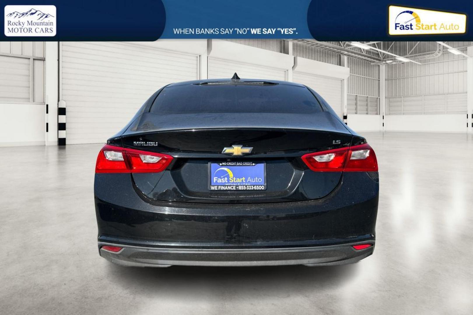 2016 Black Chevrolet Malibu LS (1G1ZB5ST3GF) with an 1.5L L4 DOHC 16V engine, 6A transmission, located at 7755 State Street, Midvale, UT, 84047, (801) 753-9063, 40.610329, -111.892159 - Photo#3