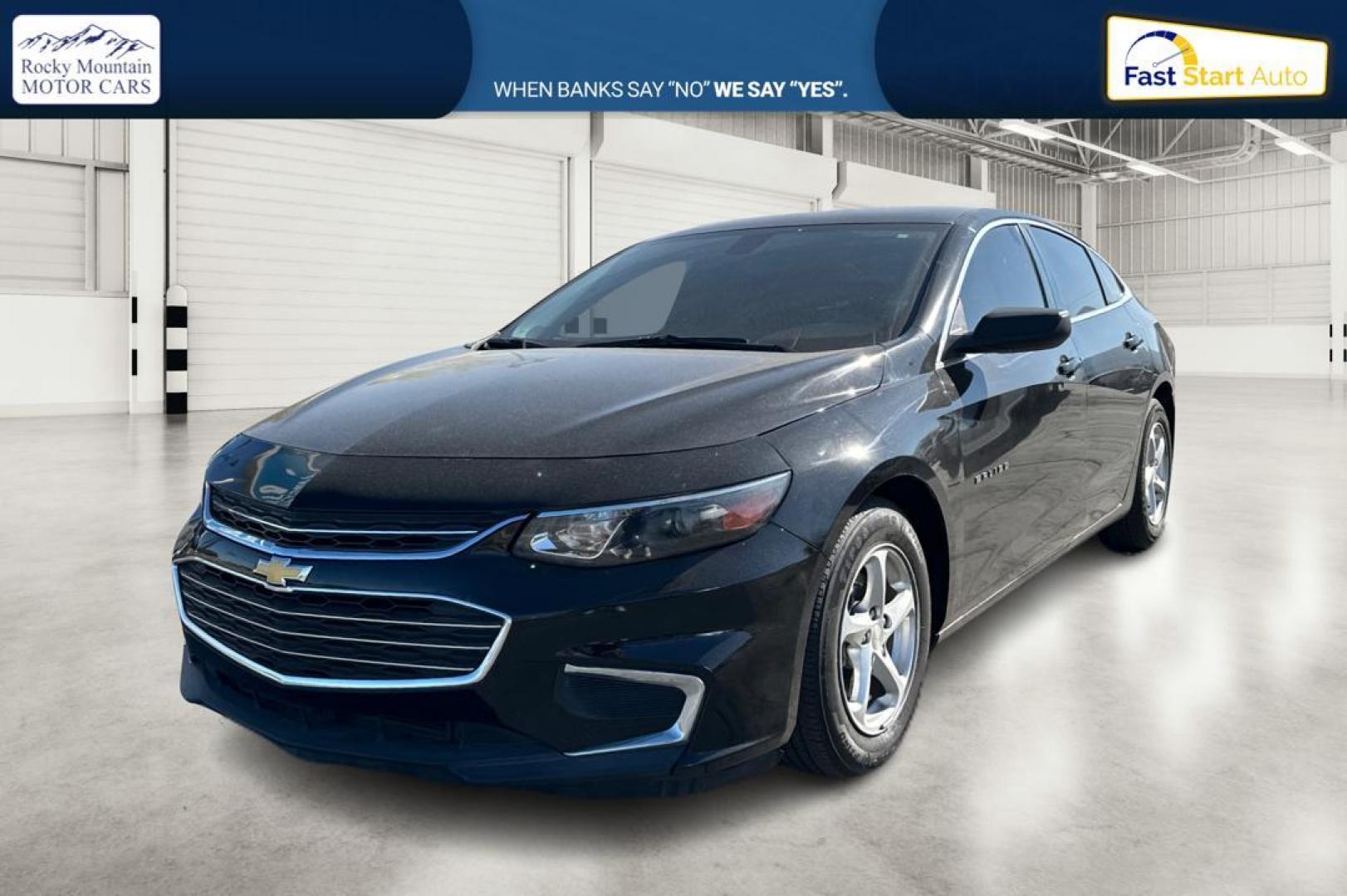 2016 Black Chevrolet Malibu LS (1G1ZB5ST3GF) with an 1.5L L4 DOHC 16V engine, 6A transmission, located at 7755 State Street, Midvale, UT, 84047, (801) 753-9063, 40.610329, -111.892159 - Photo#6