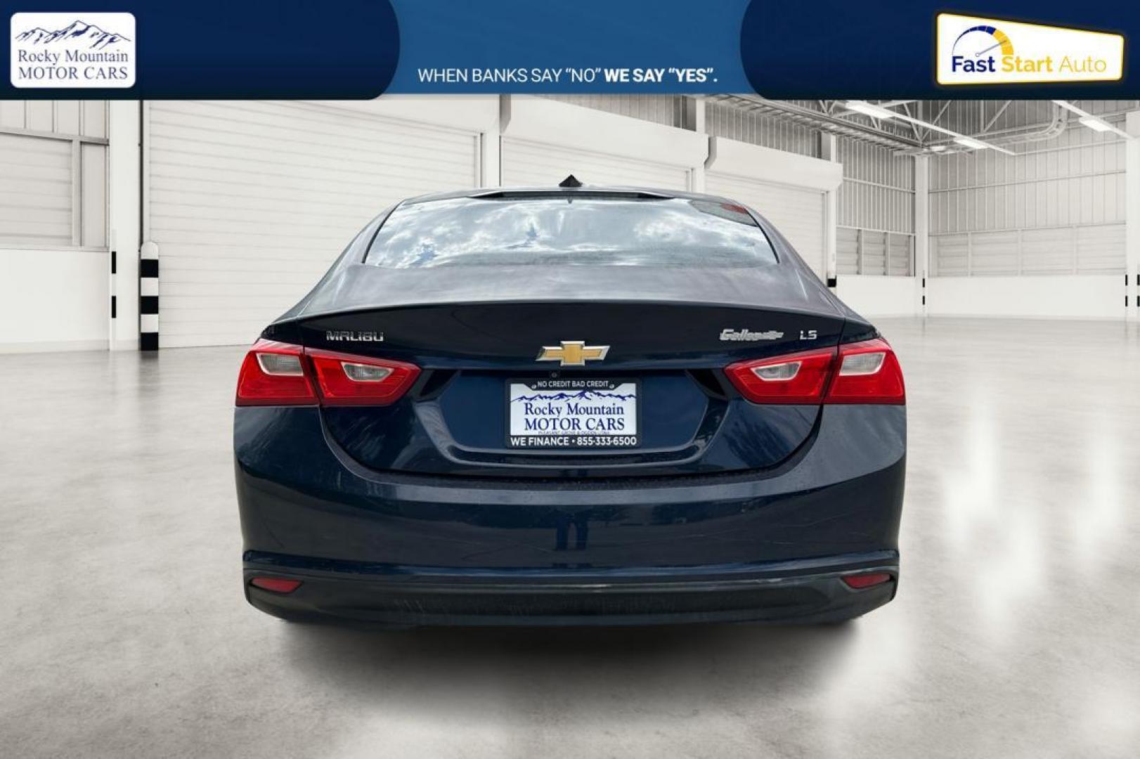 2016 Blue Chevrolet Malibu LS (1G1ZB5ST1GF) with an 1.5L L4 DOHC 16V engine, 6A transmission, located at 344 S Washington Blvd, Ogden, UT, 84404, (801) 399-1799, 41.255482, -111.970848 - Photo#3