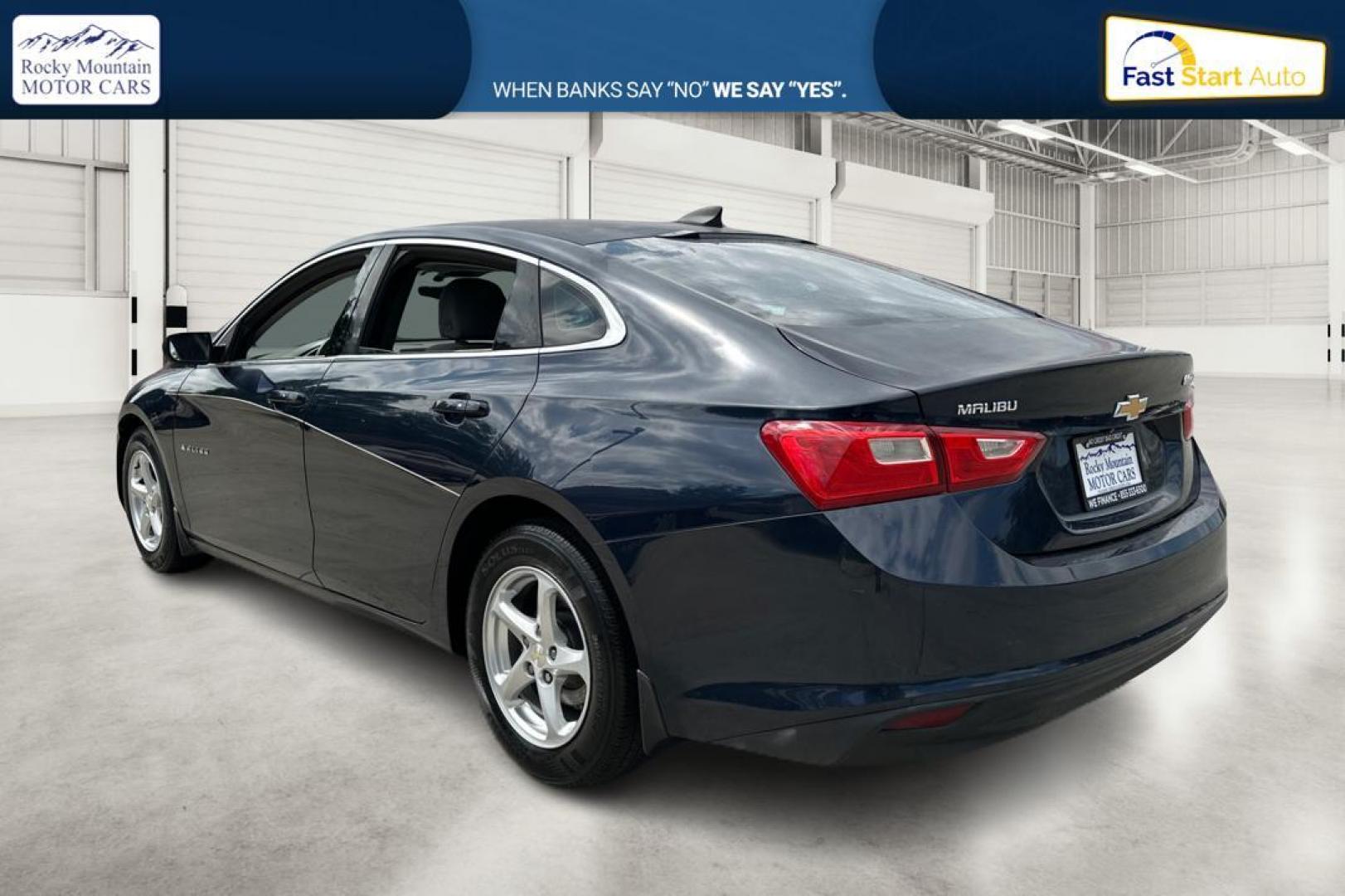 2016 Blue Chevrolet Malibu LS (1G1ZB5ST1GF) with an 1.5L L4 DOHC 16V engine, 6A transmission, located at 344 S Washington Blvd, Ogden, UT, 84404, (801) 399-1799, 41.255482, -111.970848 - Photo#4