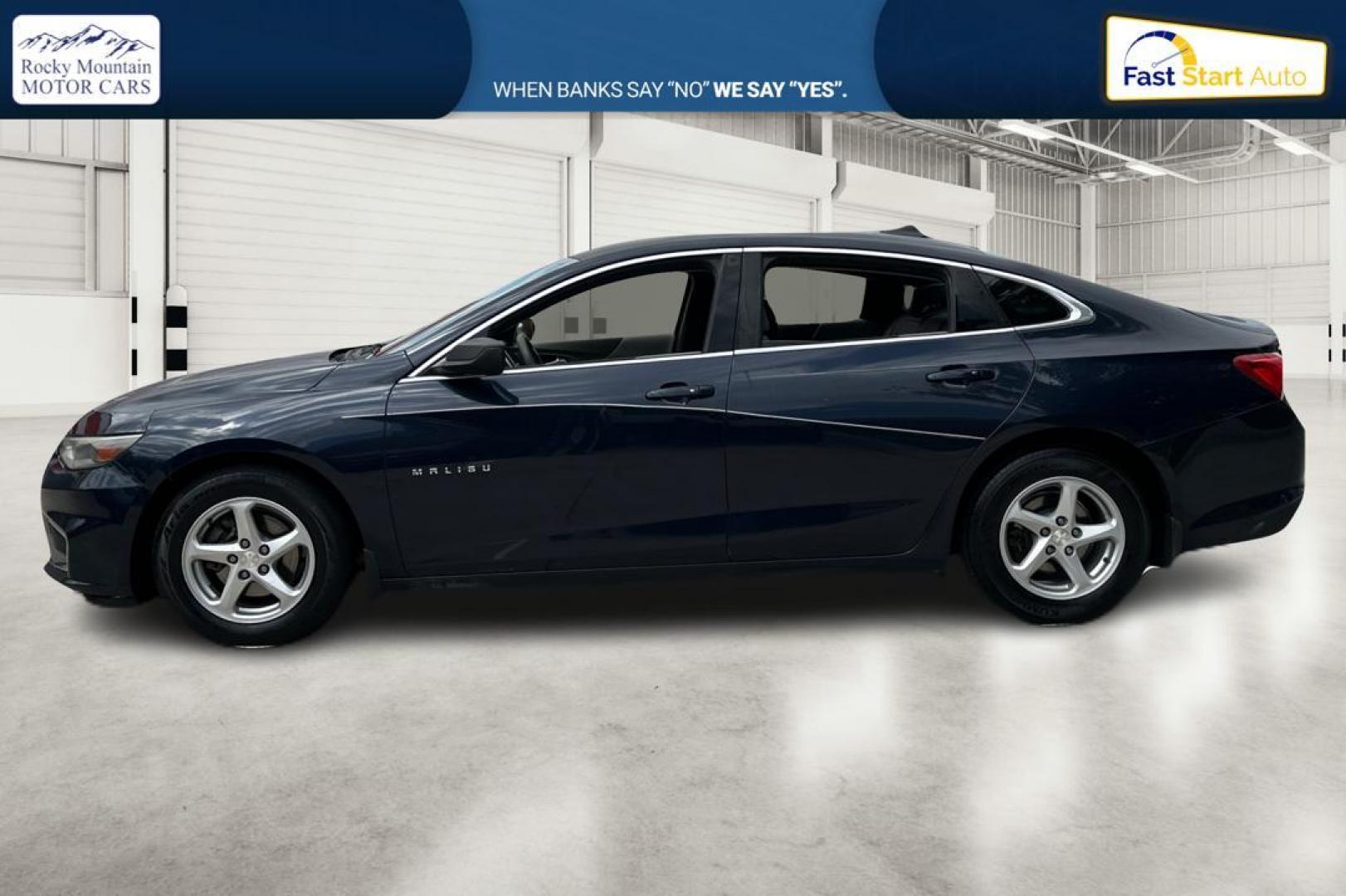 2016 Blue Chevrolet Malibu LS (1G1ZB5ST1GF) with an 1.5L L4 DOHC 16V engine, 6A transmission, located at 344 S Washington Blvd, Ogden, UT, 84404, (801) 399-1799, 41.255482, -111.970848 - Photo#5