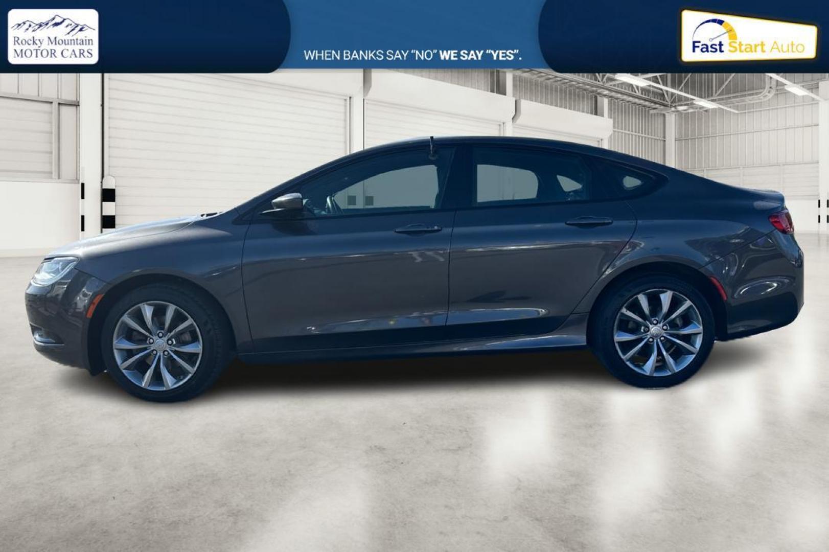 2016 Gray Chrysler 200 S (1C3CCCBB6GN) with an 2.4L L4 DOHC 16V engine, 9A transmission, located at 767 S State Road, Pleasant Grove, UT, 84062, (801) 785-1058, 40.354839, -111.736687 - Photo#6