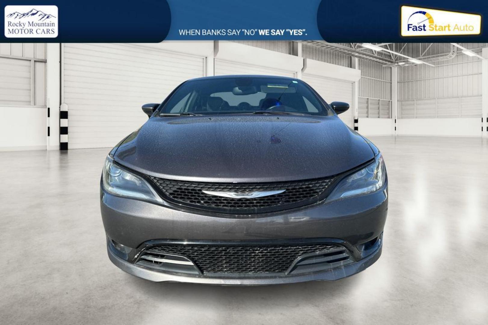 2016 Gray Chrysler 200 S (1C3CCCBB6GN) with an 2.4L L4 DOHC 16V engine, 9A transmission, located at 767 S State Road, Pleasant Grove, UT, 84062, (801) 785-1058, 40.354839, -111.736687 - Photo#9