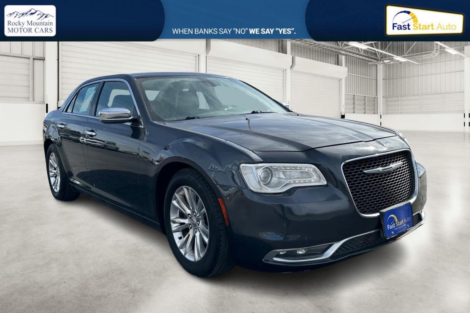 2016 Gray Chrysler 300 C RWD (2C3CCAEG4GH) with an 3.6L V6 SOHC 24V engine, 8A transmission, located at 7755 State Street, Midvale, UT, 84047, (801) 753-9063, 40.610329, -111.892159 - Photo#0