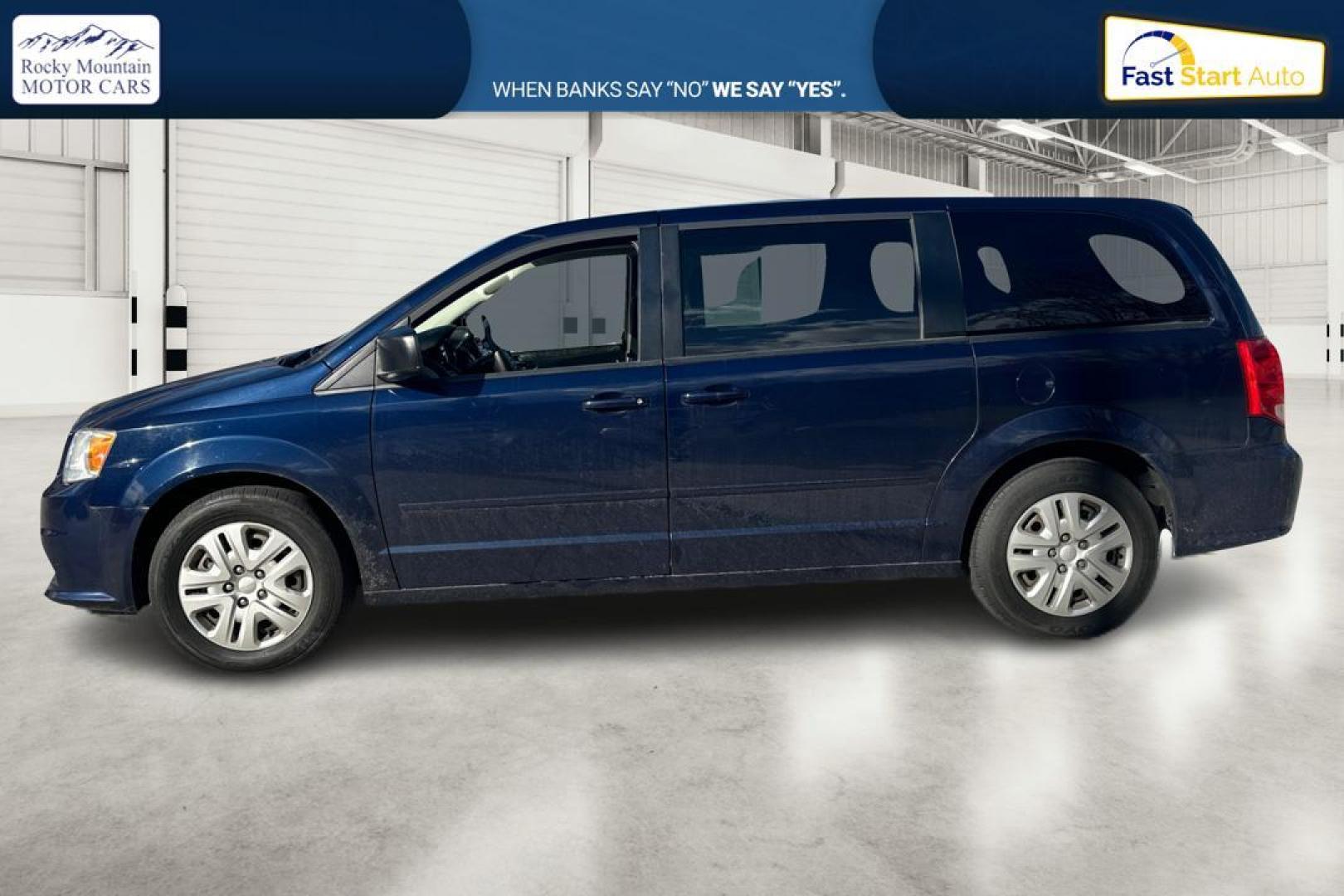 2016 Blue Dodge Grand Caravan SE (2C4RDGBG4GR) with an 3.6L V6 DOHC 24V engine, 6A transmission, located at 767 S State Road, Pleasant Grove, UT, 84062, (801) 785-1058, 40.354839, -111.736687 - Photo#6