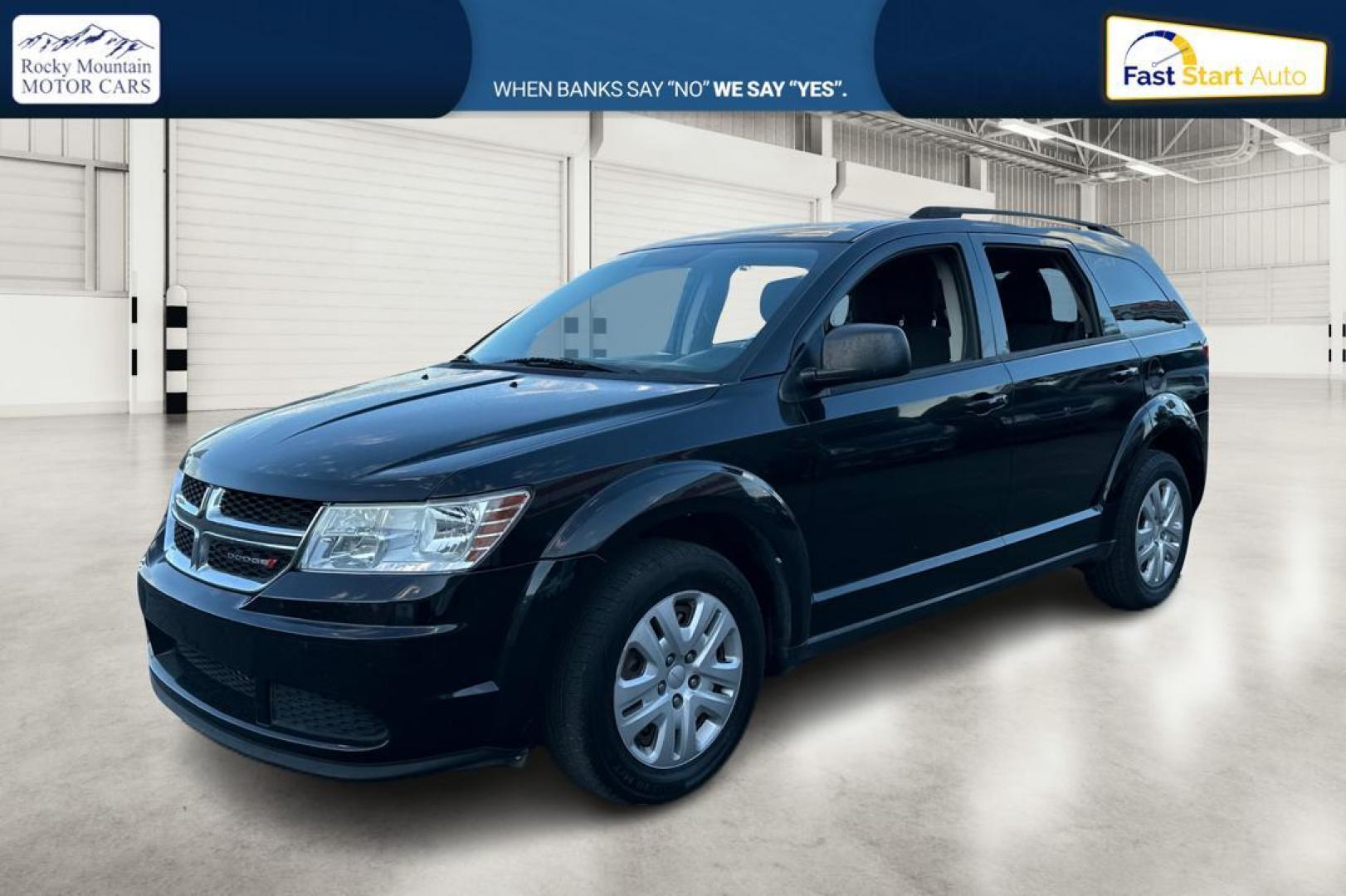 2016 Black Dodge Journey SE (3C4PDCAB2GT) with an 2.4L L4 DOHC 16V engine, 4A transmission, located at 767 S State Road, Pleasant Grove, UT, 84062, (801) 785-1058, 40.354839, -111.736687 - Photo#6