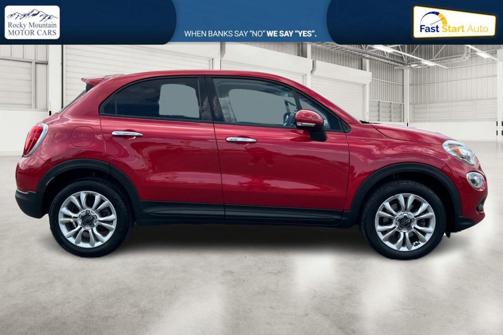 2016 Red Fiat 500x Easy (ZFBCFXBT3GP) with an 2.4L L4 engine, 9-Speed Automatic transmission, located at 7755 State Street, Midvale, UT, 84047, (801) 753-9063, 40.610329, -111.892159 - Photo#1