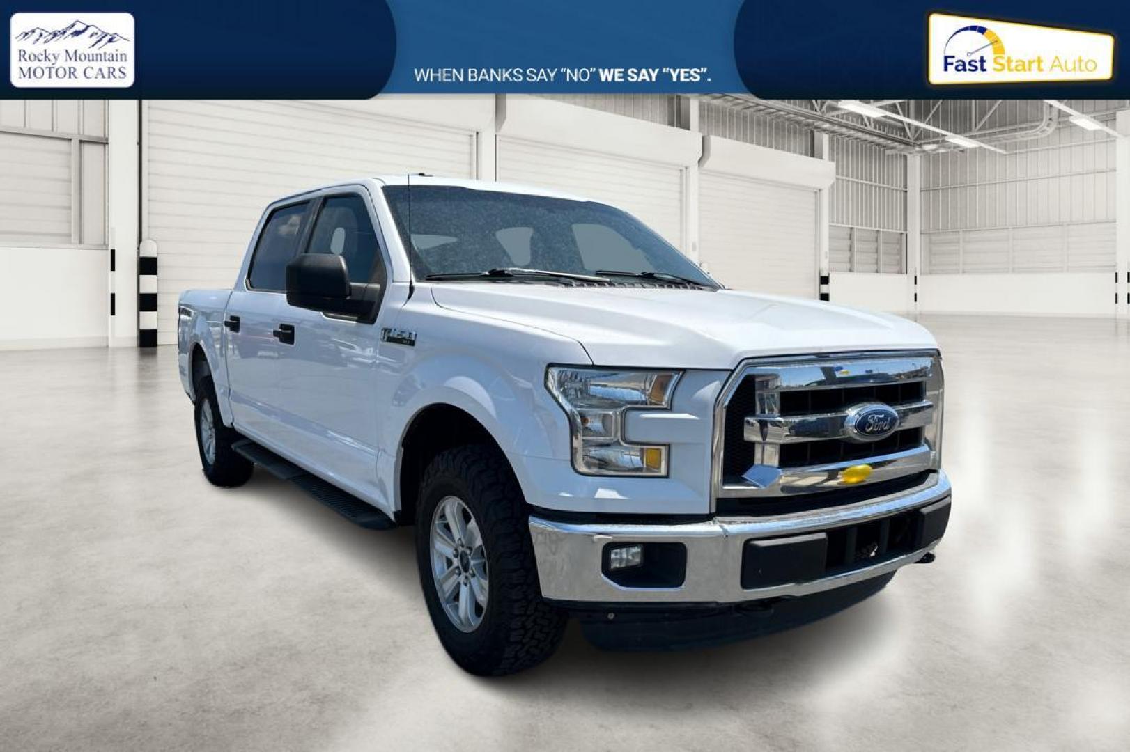 2016 White Ford F-150 XLT SuperCrew 6.5-ft. Bed 4WD (1FTEW1EF6GK) with an 5.0L V8 engine, 6A transmission, located at 767 S State Road, Pleasant Grove, UT, 84062, (801) 785-1058, 40.354839, -111.736687 - Photo#0