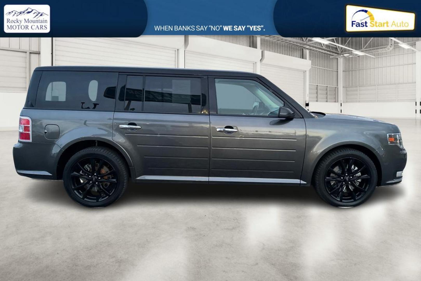 2016 Gray Ford Flex SEL FWD (2FMGK5C84GB) with an 3.5L V6 DOHC 24V engine, 6A transmission, located at 7755 State Street, Midvale, UT, 84047, (801) 753-9063, 40.610329, -111.892159 - Photo#1