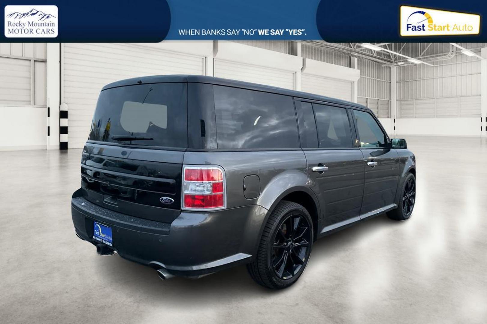 2016 Gray Ford Flex SEL FWD (2FMGK5C84GB) with an 3.5L V6 DOHC 24V engine, 6A transmission, located at 7755 State Street, Midvale, UT, 84047, (801) 753-9063, 40.610329, -111.892159 - Photo#2