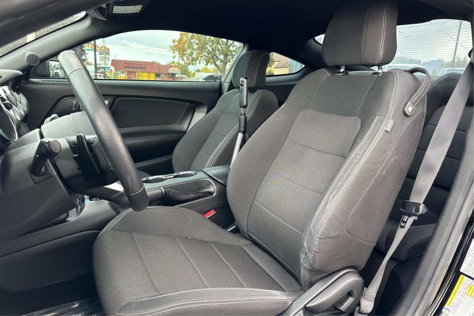 2016 Black Ford Mustang V6 Coupe (1FA6P8AM6G5) with an 3.7L V6 DOHC 24V engine, Auto, 6-Spd SelectShift transmission, located at 7755 State Street, Midvale, UT, 84047, (801) 753-9063, 40.610329, -111.892159 - Photo#14