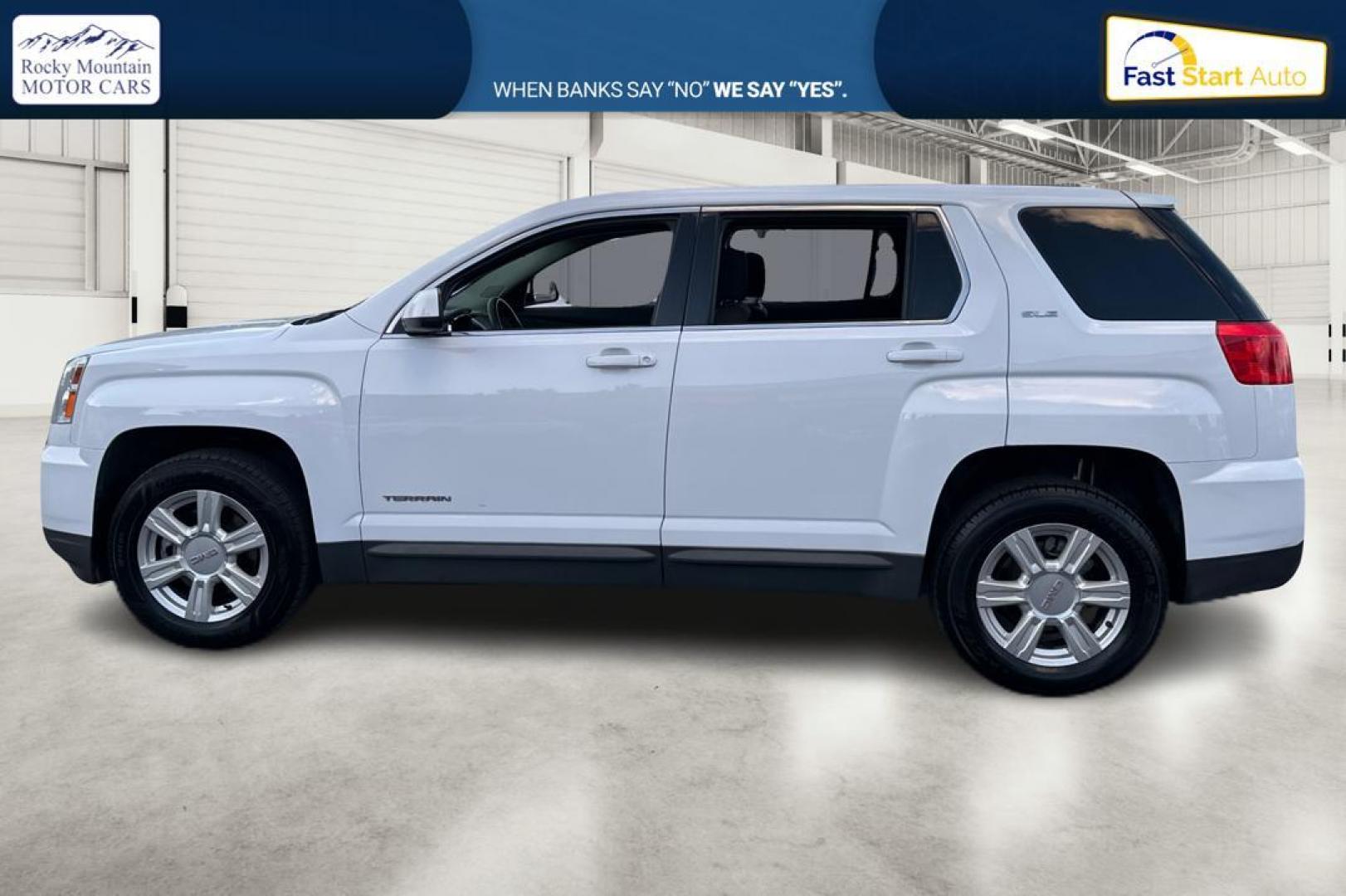 2016 White GMC Terrain SLE1 FWD (2GKALMEK0G6) with an 2.4L L4 DOHC 16V engine, 6A transmission, located at 767 S State Road, Pleasant Grove, UT, 84062, (801) 785-1058, 40.354839, -111.736687 - Photo#5