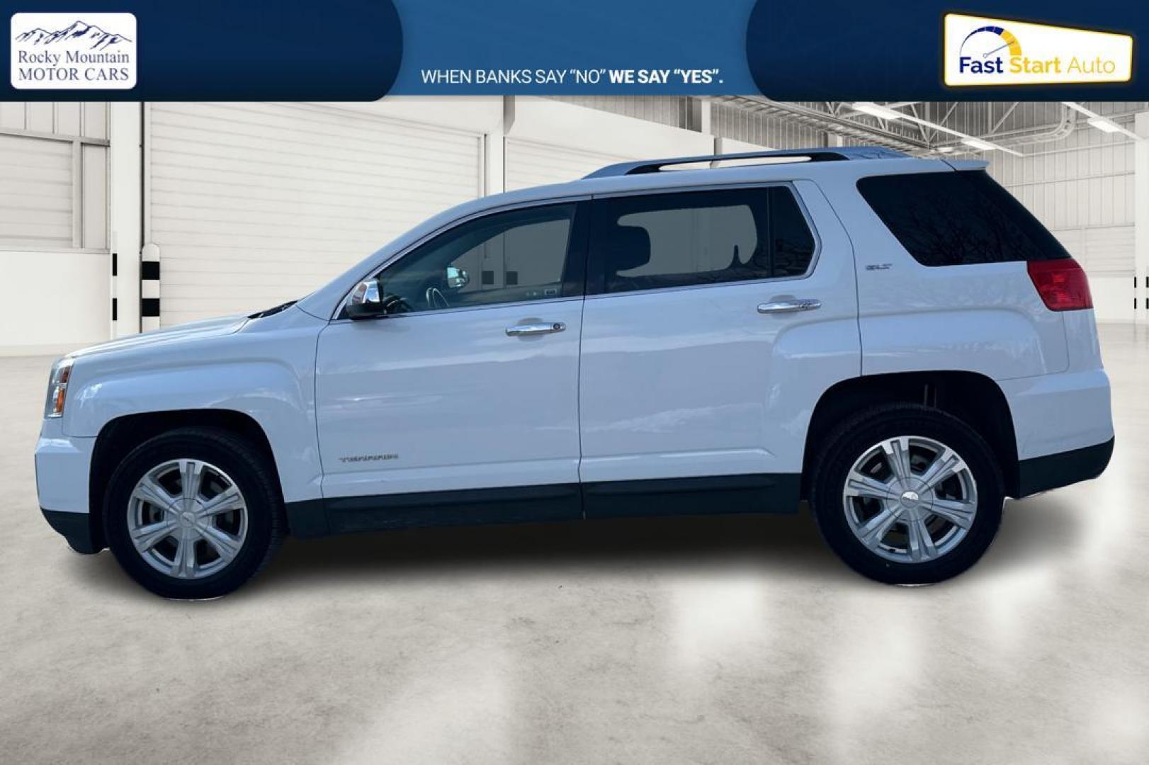 2016 White GMC Terrain SLT FWD (2GKFLPE35G6) with an 3.6L V6 DOHC 24V engine, 6A transmission, located at 344 S Washington Blvd, Ogden, UT, 84404, (801) 399-1799, 41.255482, -111.970848 - Photo#6