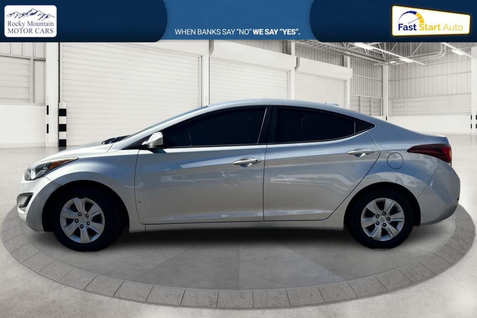 2016 Silver Hyundai Elantra Limited (5NPDH4AE8GH) with an 1.8L L4 DOHC 16V engine, 6-Speed Automatic transmission, located at 344 S Washington Blvd, Ogden, UT, 84404, (801) 399-1799, 41.255482, -111.970848 - Photo#6