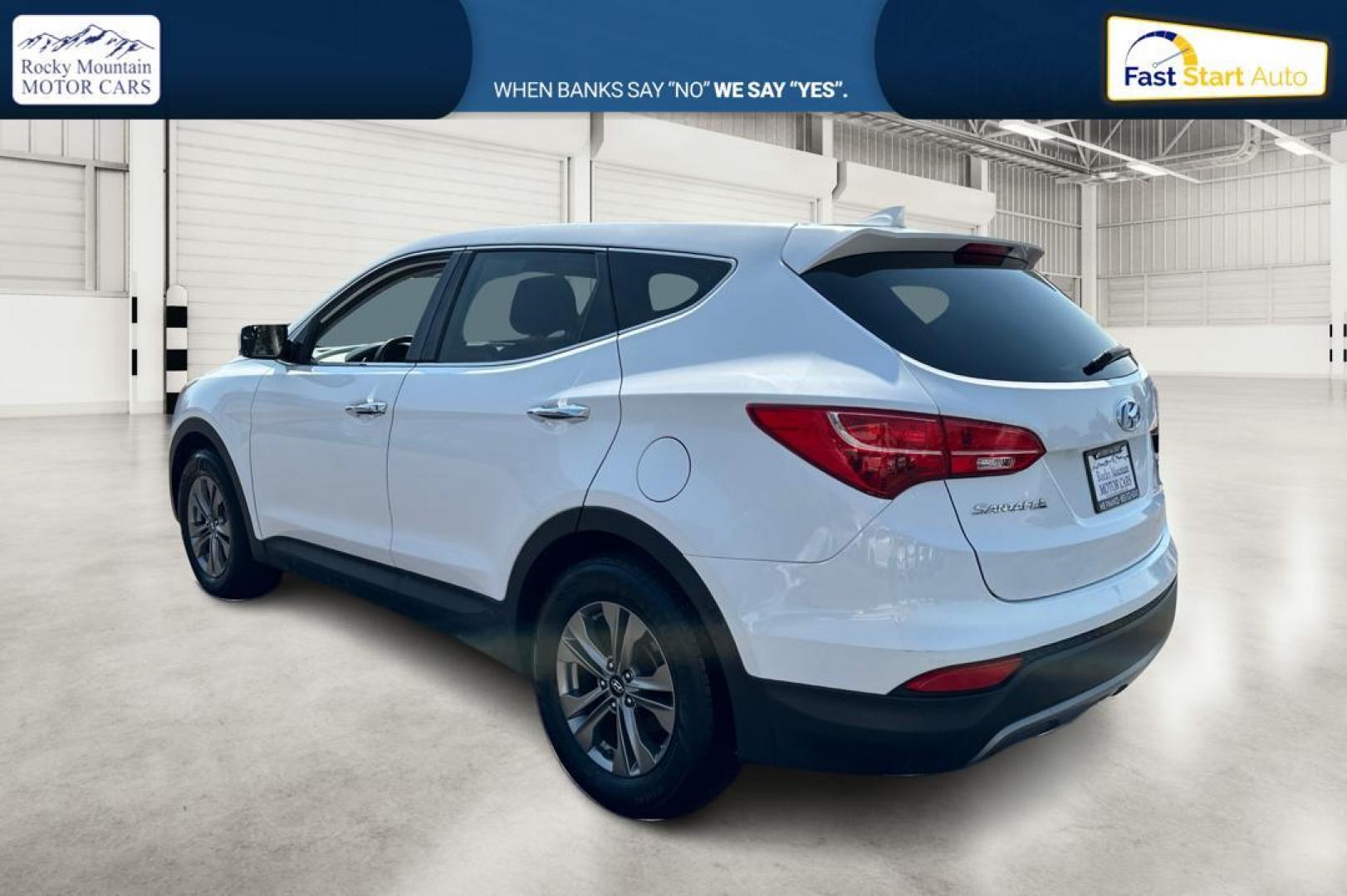 2016 White Hyundai Santa Fe Sport 2.4 FWD (5XYZT3LB3GG) with an 2.4L L4 DOHC 16V engine, 6-Speed Automatic transmission, located at 344 S Washington Blvd, Ogden, UT, 84404, (801) 399-1799, 41.255482, -111.970848 - Photo#5