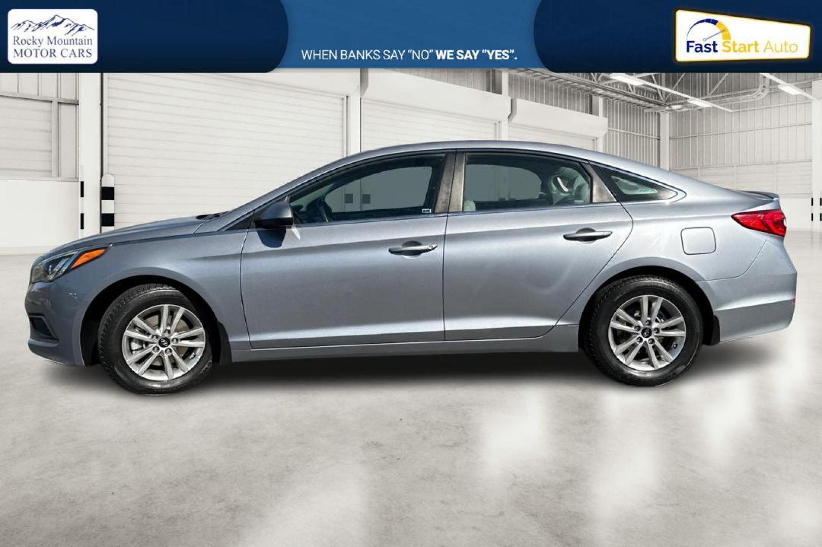 2016 Gray Hyundai Sonata SE (5NPE24AF0GH) with an 2.4L L4 DOHC 16V engine, 7A transmission, located at 7755 State Street, Midvale, UT, 84047, (801) 753-9063, 40.610329, -111.892159 - Photo#6