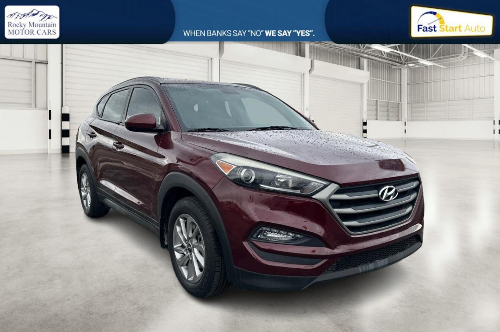 2016 Red Hyundai Tucson SE w/Preferred Package (KM8J33A41GU) with an 2.0L L4 DOHC 16V engine, 6A transmission, located at 7755 State Street, Midvale, UT, 84047, (801) 753-9063, 40.610329, -111.892159 - Photo#0