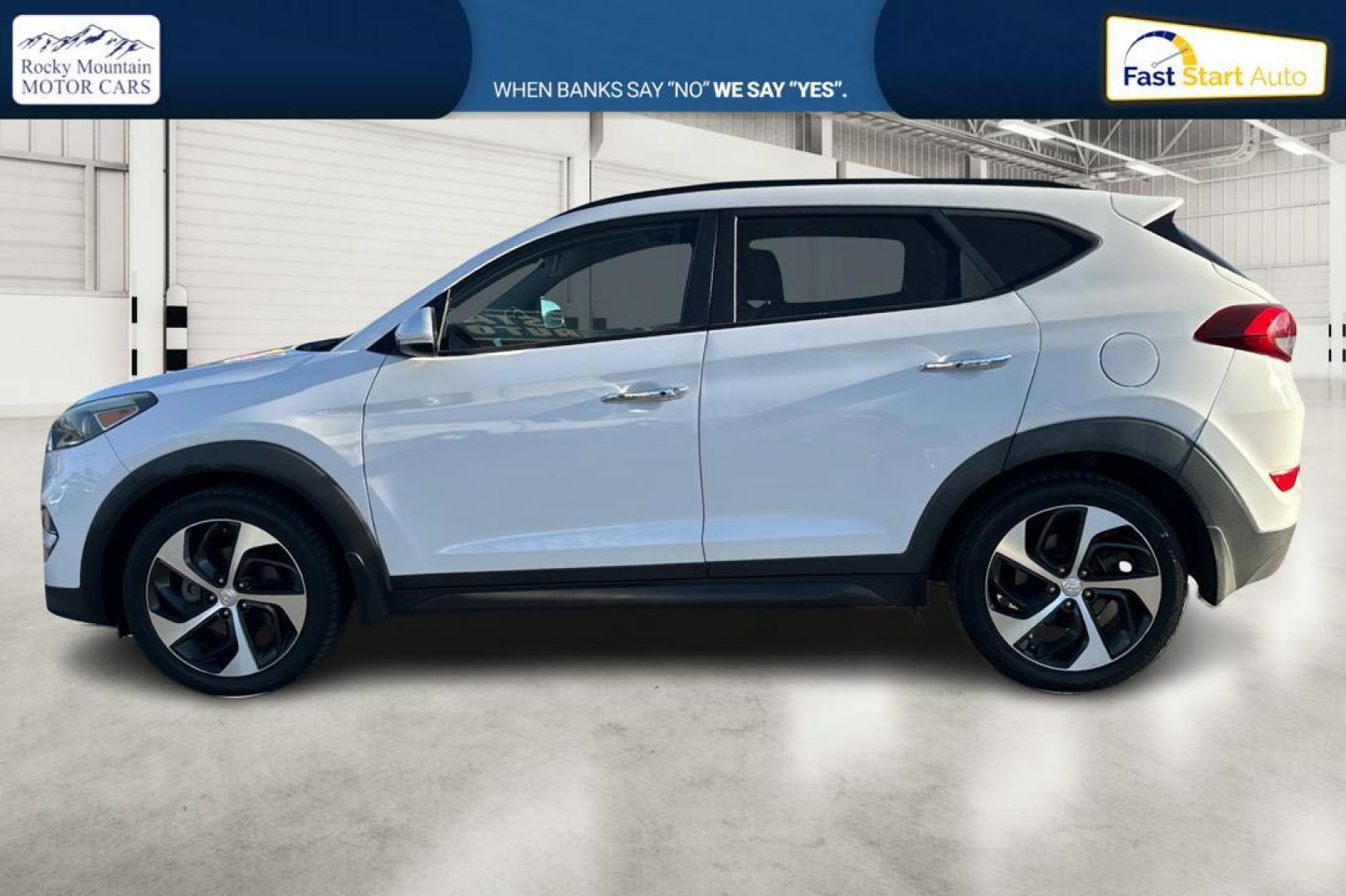 2016 White Hyundai Tucson Eco AWD (KM8J3CA29GU) with an 1.6L L4 DOHC 16V engine, 7A transmission, located at 7755 State Street, Midvale, UT, 84047, (801) 753-9063, 40.610329, -111.892159 - Photo#6