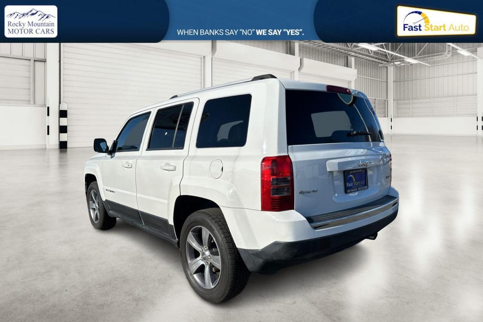 2016 White Jeep Patriot Latitude 4WD (1C4NJRFB3GD) with an 2.4L L4 DOHC 16V engine, Automatic, CVT transmission, located at 7755 State Street, Midvale, UT, 84047, (801) 753-9063, 40.610329, -111.892159 - Photo#5