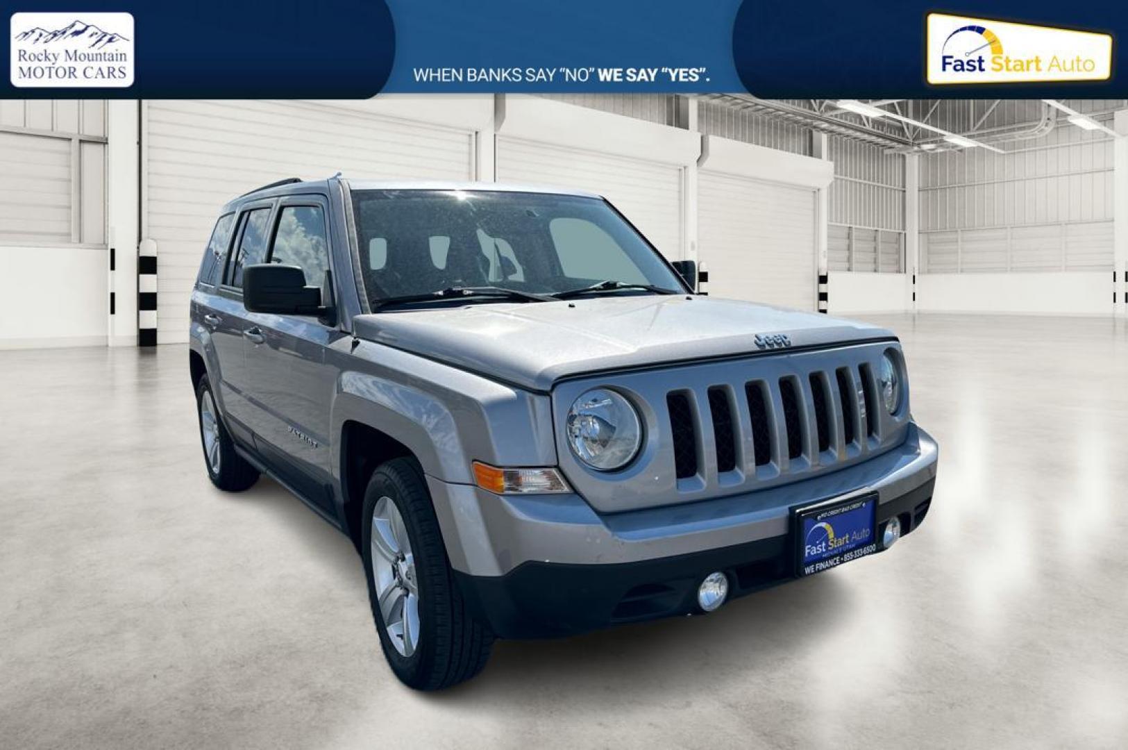 2016 Silver Jeep Patriot Latitude 2WD (1C4NJPFA4GD) with an 2.0L L4 DOHC 16V engine, Automatic, CVT transmission, located at 7755 State Street, Midvale, UT, 84047, (801) 753-9063, 40.610329, -111.892159 - Photo#0