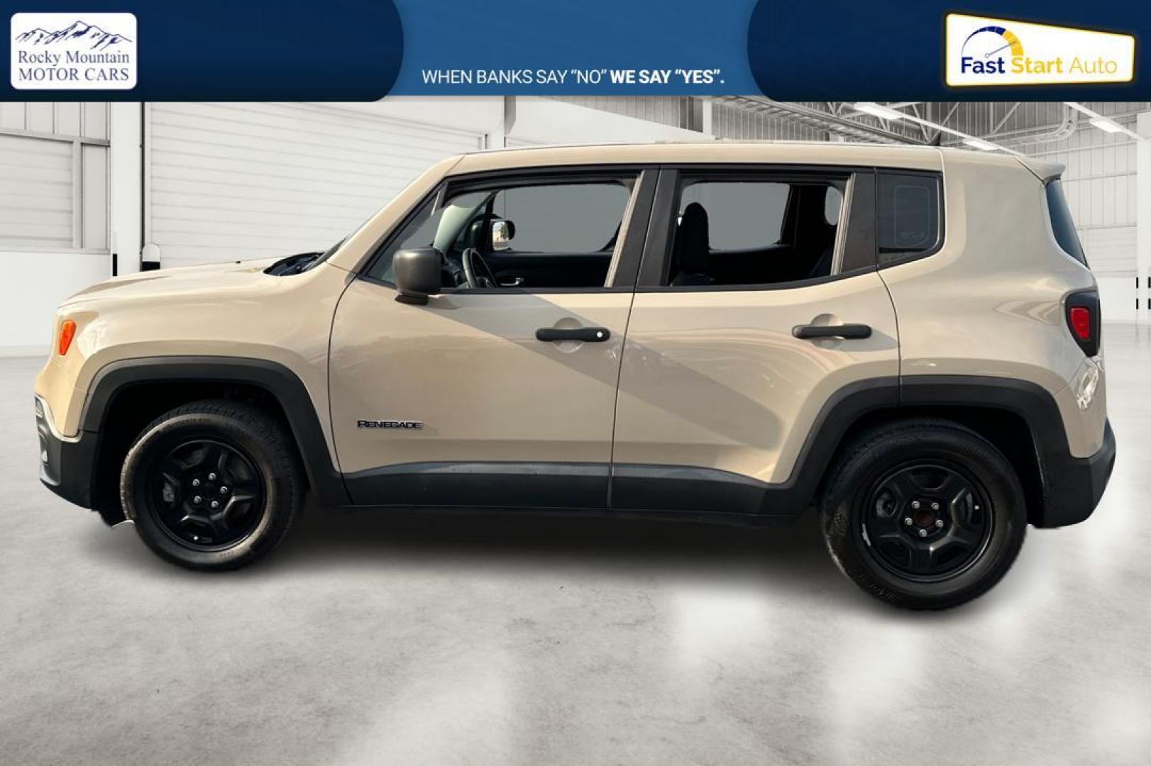 2016 Tan Jeep Renegade Sport FWD (ZACCJAAW3GP) with an 1.4L L4 DOHC 16V TURBO engine, 6M transmission, located at 767 S State Road, Pleasant Grove, UT, 84062, (801) 785-1058, 40.354839, -111.736687 - Photo#5