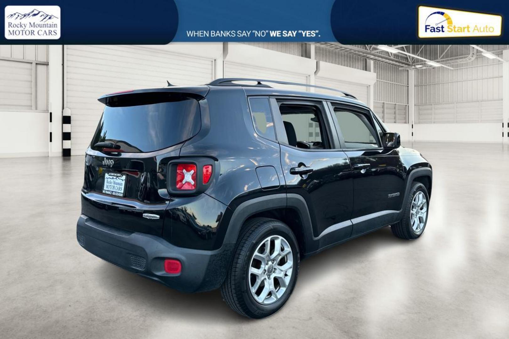 2016 Black Jeep Renegade Latitude FWD (ZACCJABTXGP) with an 2.4L L4 DOHC 16V engine, 6M transmission, located at 767 S State Road, Pleasant Grove, UT, 84062, (801) 785-1058, 40.354839, -111.736687 - Photo#2