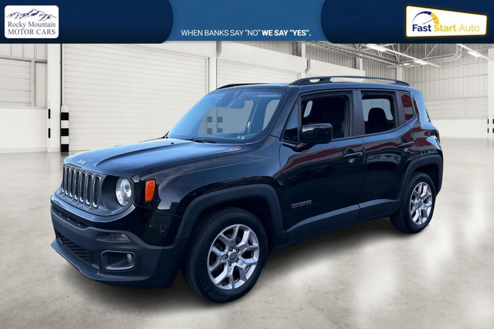 2016 Black Jeep Renegade Latitude FWD (ZACCJABTXGP) with an 2.4L L4 DOHC 16V engine, 6M transmission, located at 767 S State Road, Pleasant Grove, UT, 84062, (801) 785-1058, 40.354839, -111.736687 - Photo#8