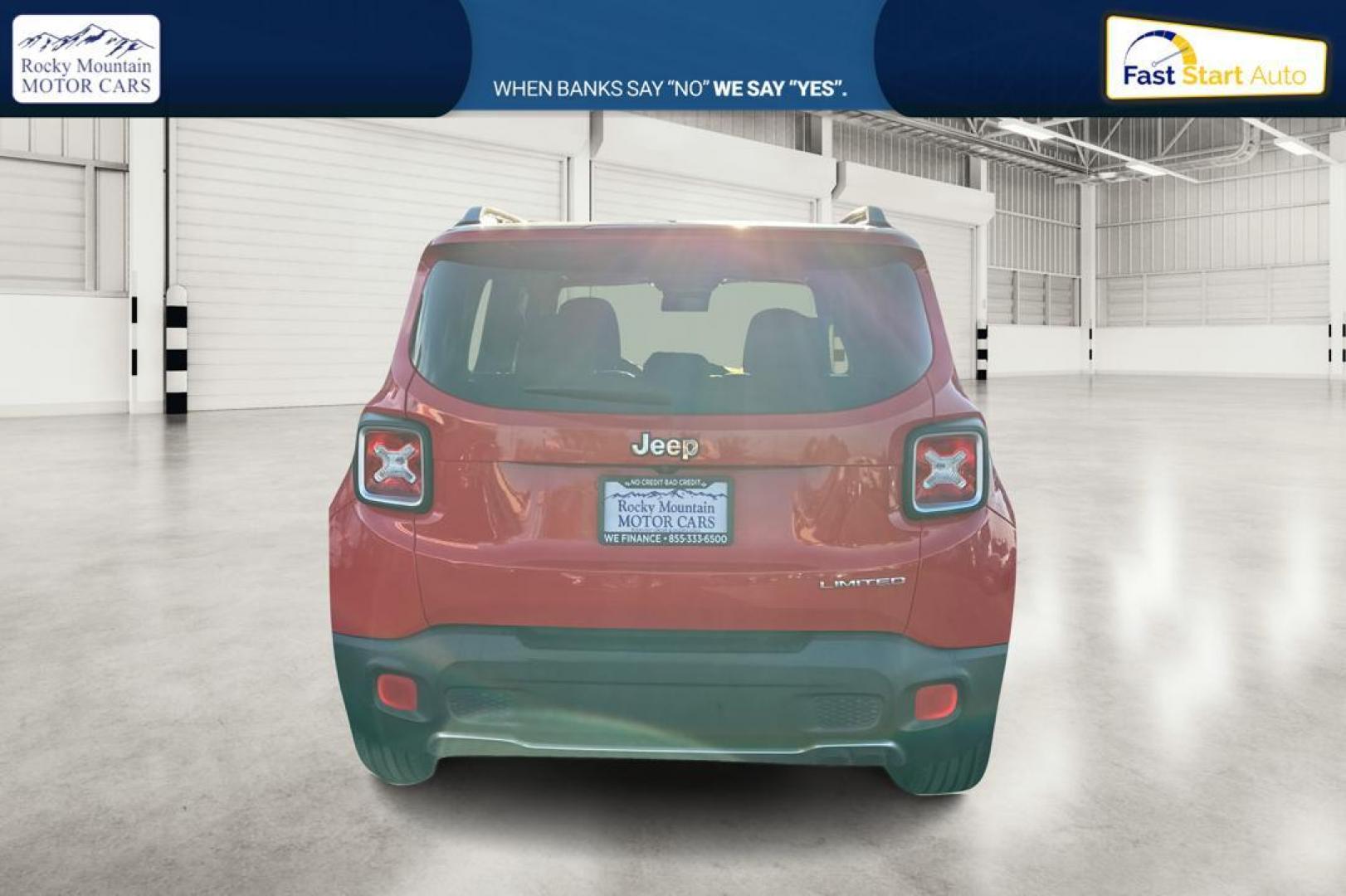 2016 Red Jeep Renegade Limited FWD (ZACCJADT7GP) with an 2.4L L4 DOHC 16V engine, 9A transmission, located at 344 S Washington Blvd, Ogden, UT, 84404, (801) 399-1799, 41.255482, -111.970848 - Photo#4