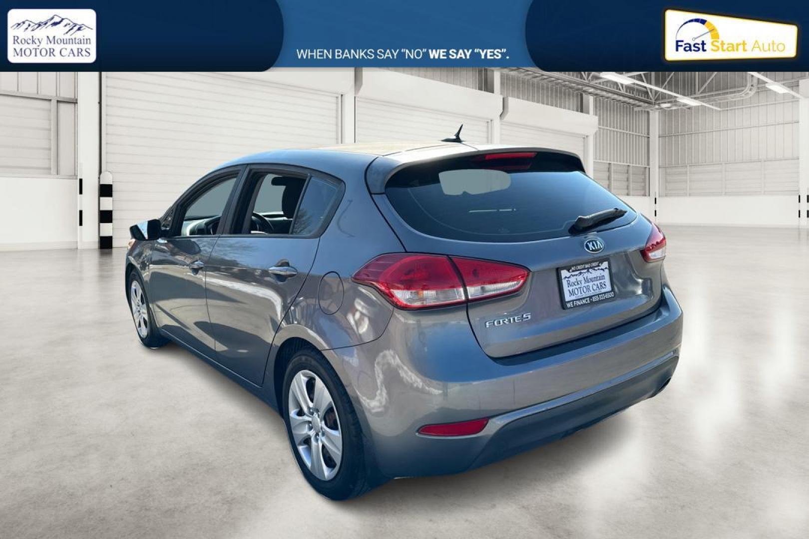 2016 Gray Kia Forte 5-Door LX (KNAFK5A87G5) with an 2.0L L4 DOHC 16V engine, 6-Speed Automatic transmission, located at 767 S State Road, Pleasant Grove, UT, 84062, (801) 785-1058, 40.354839, -111.736687 - Photo#5