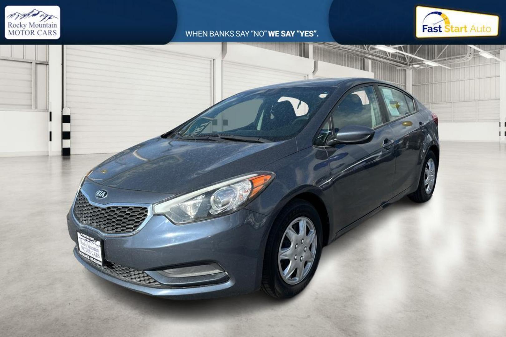 2016 Blue Kia Forte LX w/Popular Package (KNAFK4A66G5) with an 1.8L L4 DOHC 16V engine, Auto, 6-Spd w/Sportmatic and Active ECO System transmission, located at 344 S Washington Blvd, Ogden, UT, 84404, (801) 399-1799, 41.255482, -111.970848 - Photo#8