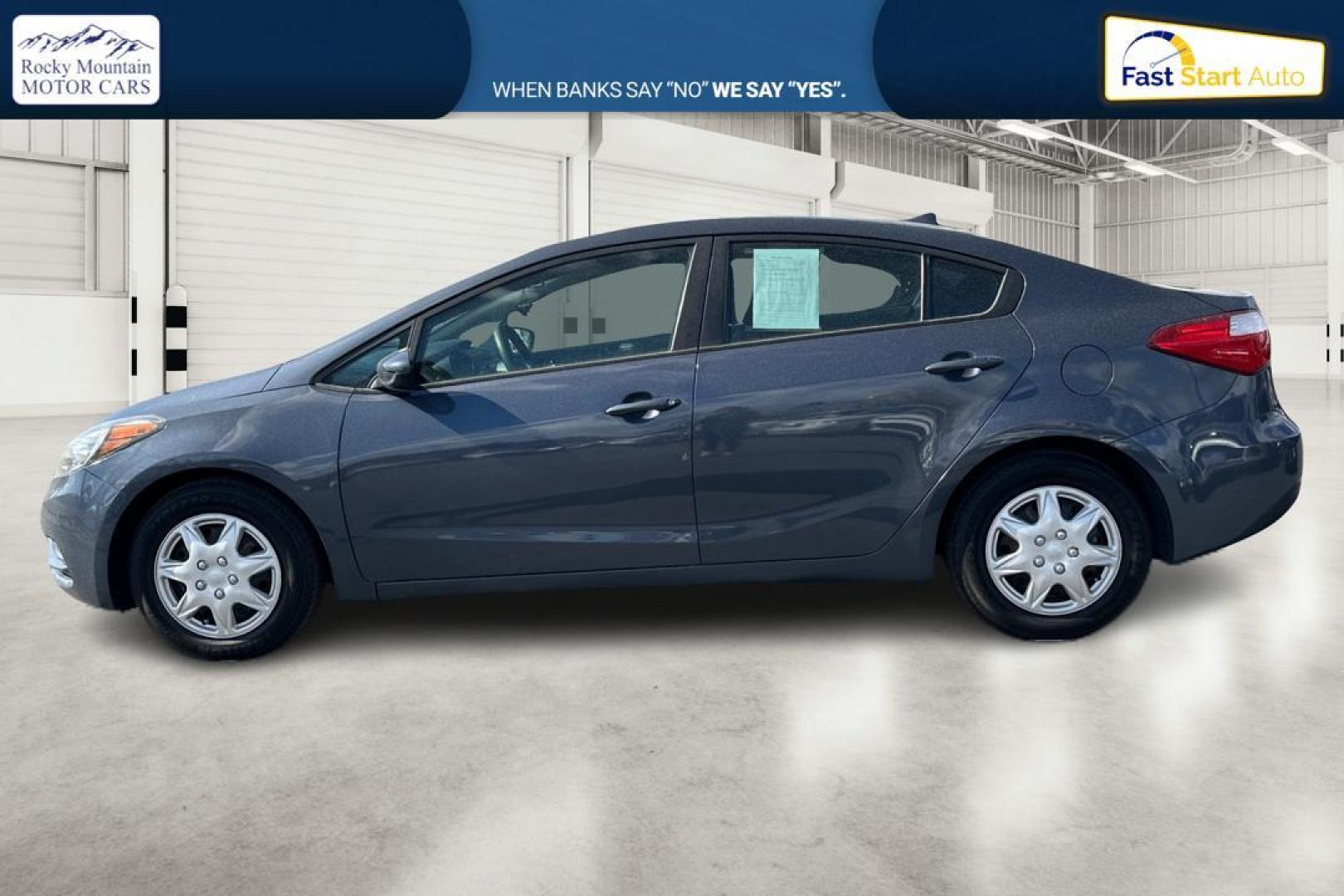 2016 Blue Kia Forte LX w/Popular Package (KNAFK4A66G5) with an 1.8L L4 DOHC 16V engine, Auto, 6-Spd w/Sportmatic and Active ECO System transmission, located at 767 S State Road, Pleasant Grove, UT, 84062, (801) 785-1058, 40.354839, -111.736687 - Photo#6