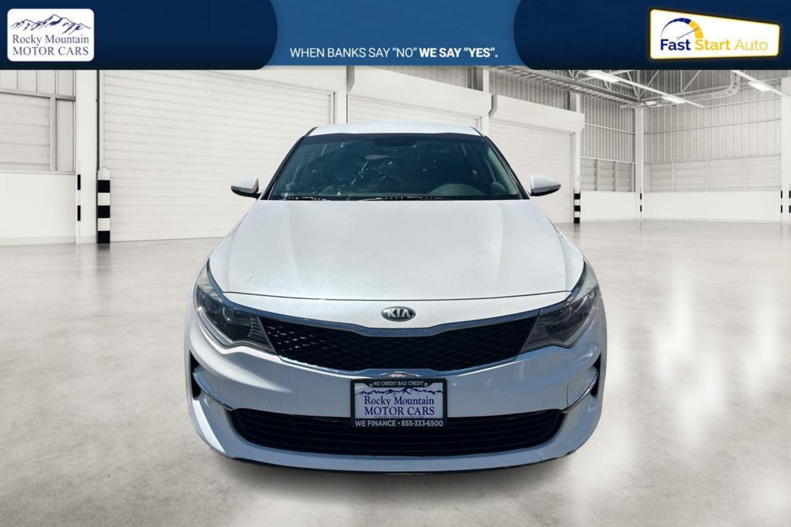 2016 White Kia Optima LX (KNAGT4L37G5) with an 2.4L L4 DOHC 16V engine, 6A transmission, located at 7755 State Street, Midvale, UT, 84047, (801) 753-9063, 40.610329, -111.892159 - Photo#7