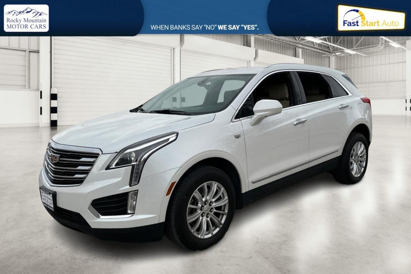 2017 White Cadillac XT5 Base (1GYKNARS9HZ) with an 3.6L V6 DOHC 24V engine, 8A transmission, located at 767 S State Road, Pleasant Grove, UT, 84062, (801) 785-1058, 40.354839, -111.736687 - Photo#8