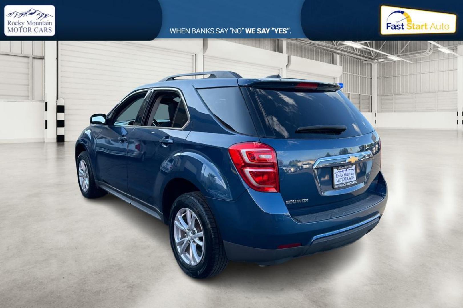 2017 Blue Chevrolet Equinox LT 2WD (2GNALCEK4H6) with an 2.4L L4 DOHC 16V FFV engine, 6A transmission, located at 767 S State Road, Pleasant Grove, UT, 84062, (801) 785-1058, 40.354839, -111.736687 - Photo#4