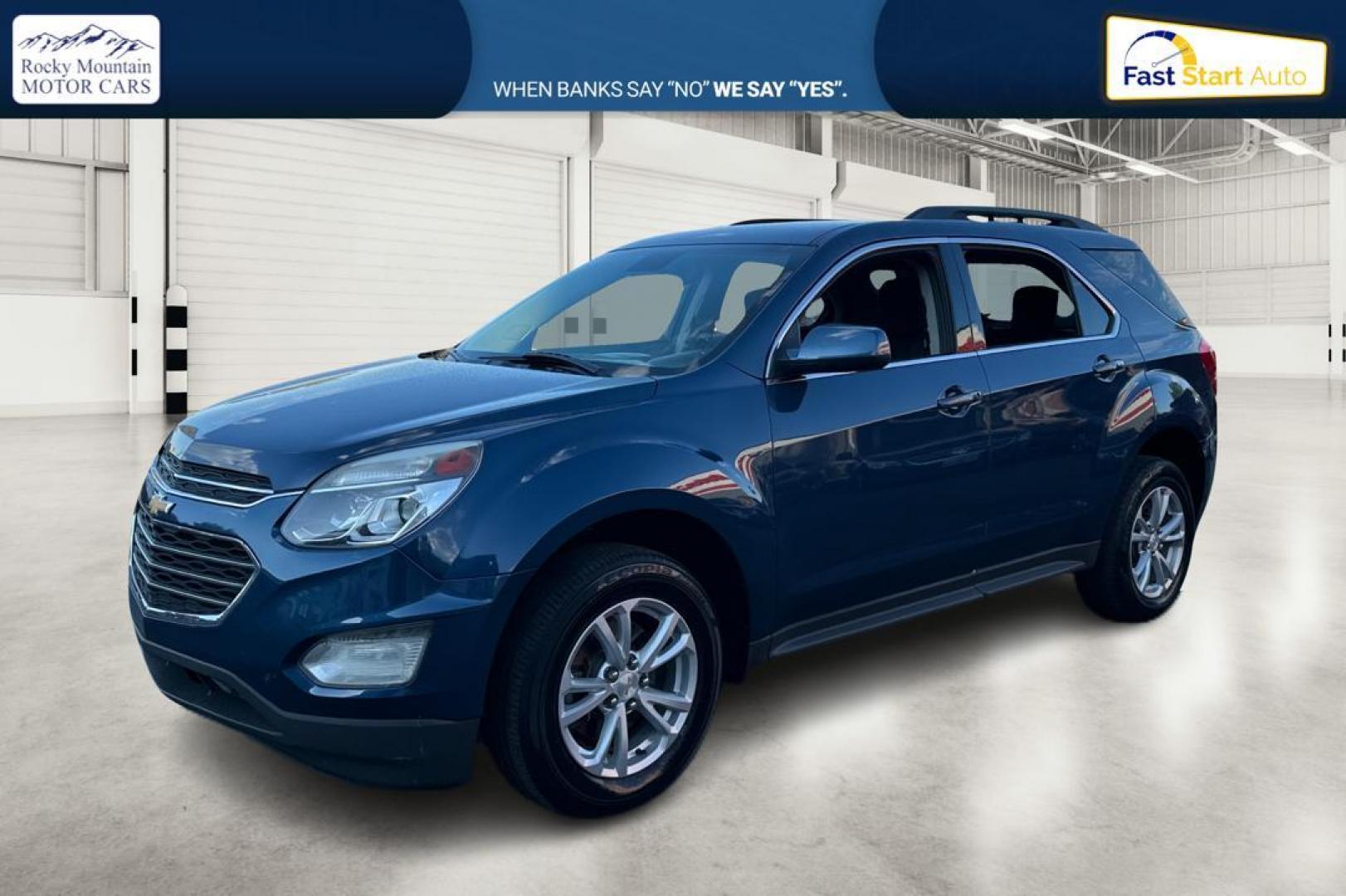 2017 Blue Chevrolet Equinox LT 2WD (2GNALCEK4H6) with an 2.4L L4 DOHC 16V FFV engine, 6A transmission, located at 767 S State Road, Pleasant Grove, UT, 84062, (801) 785-1058, 40.354839, -111.736687 - Photo#6