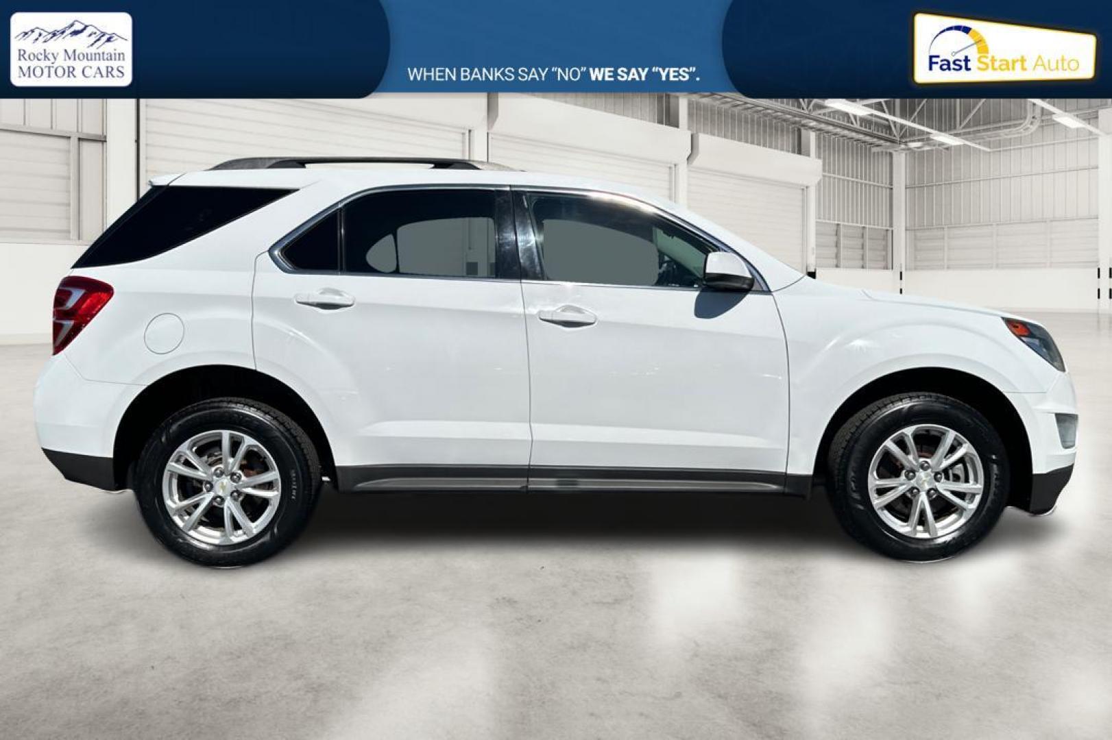 2017 White Chevrolet Equinox LT 2WD (2GNALCEK7H1) with an 2.4L L4 DOHC 16V FFV engine, 6A transmission, located at 344 S Washington Blvd, Ogden, UT, 84404, (801) 399-1799, 41.255482, -111.970848 - Photo#1