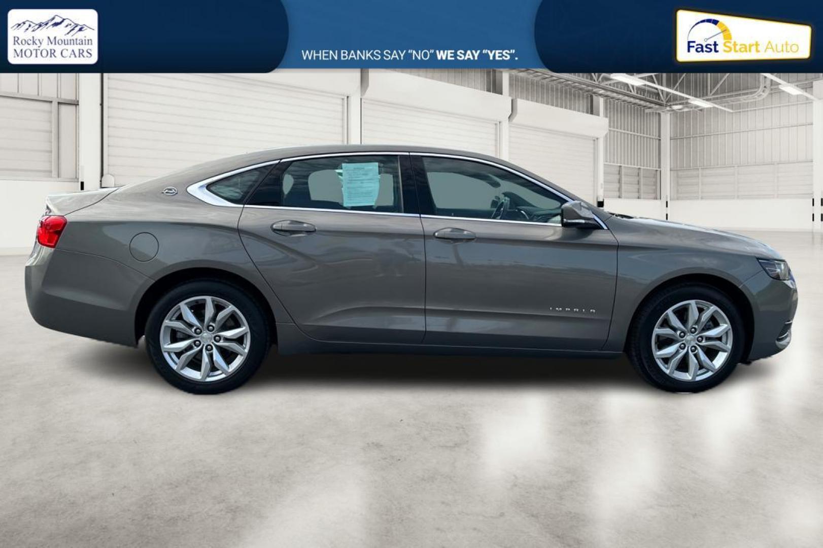 2017 Gray Chevrolet Impala LT (1G1105S3XHU) with an 3.6L V6 DOHC 24V engine, 6A transmission, located at 344 S Washington Blvd, Ogden, UT, 84404, (801) 399-1799, 41.255482, -111.970848 - Photo#1