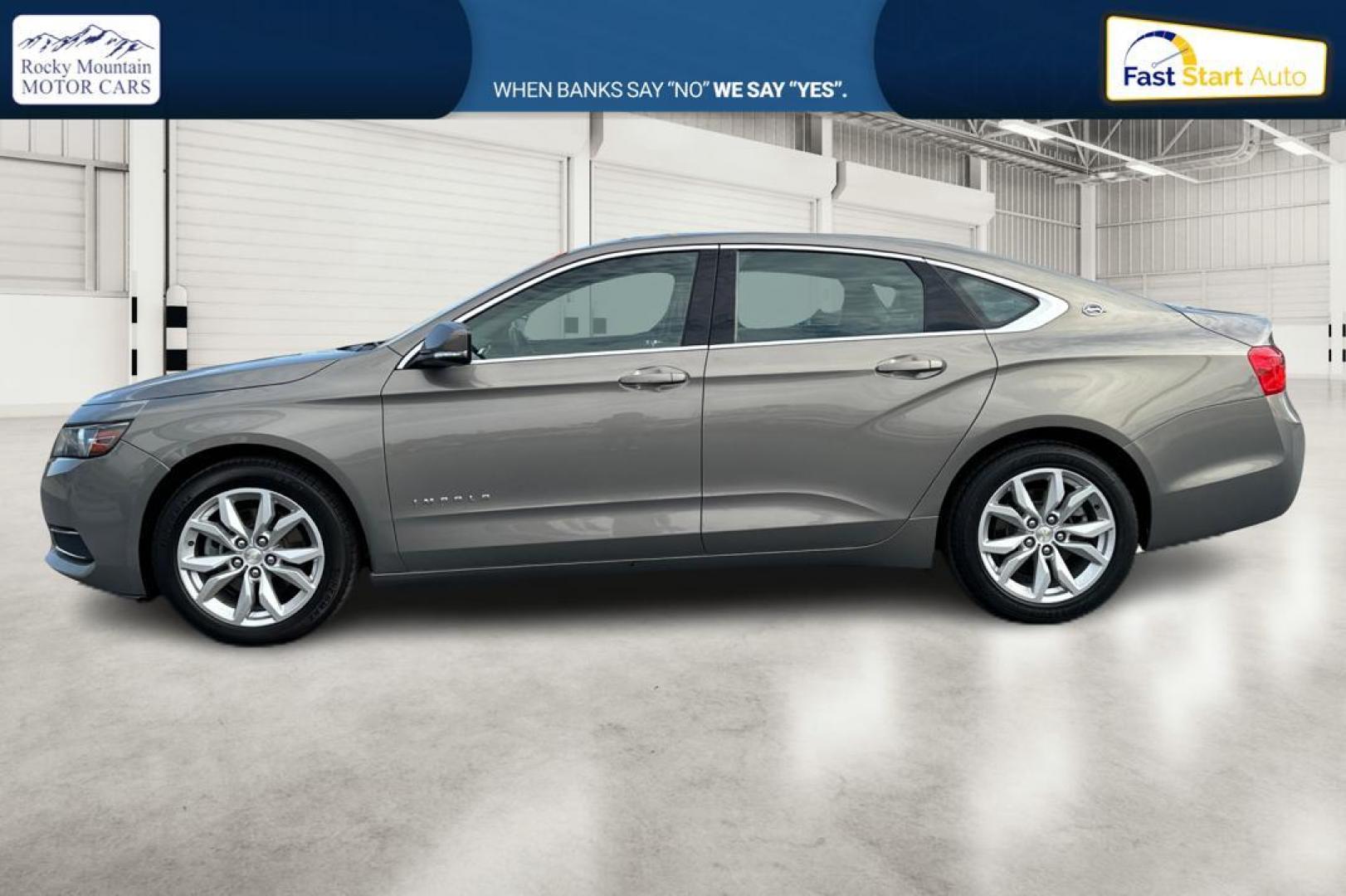 2017 Gray Chevrolet Impala LT (1G1105S3XHU) with an 3.6L V6 DOHC 24V engine, 6A transmission, located at 344 S Washington Blvd, Ogden, UT, 84404, (801) 399-1799, 41.255482, -111.970848 - Photo#5