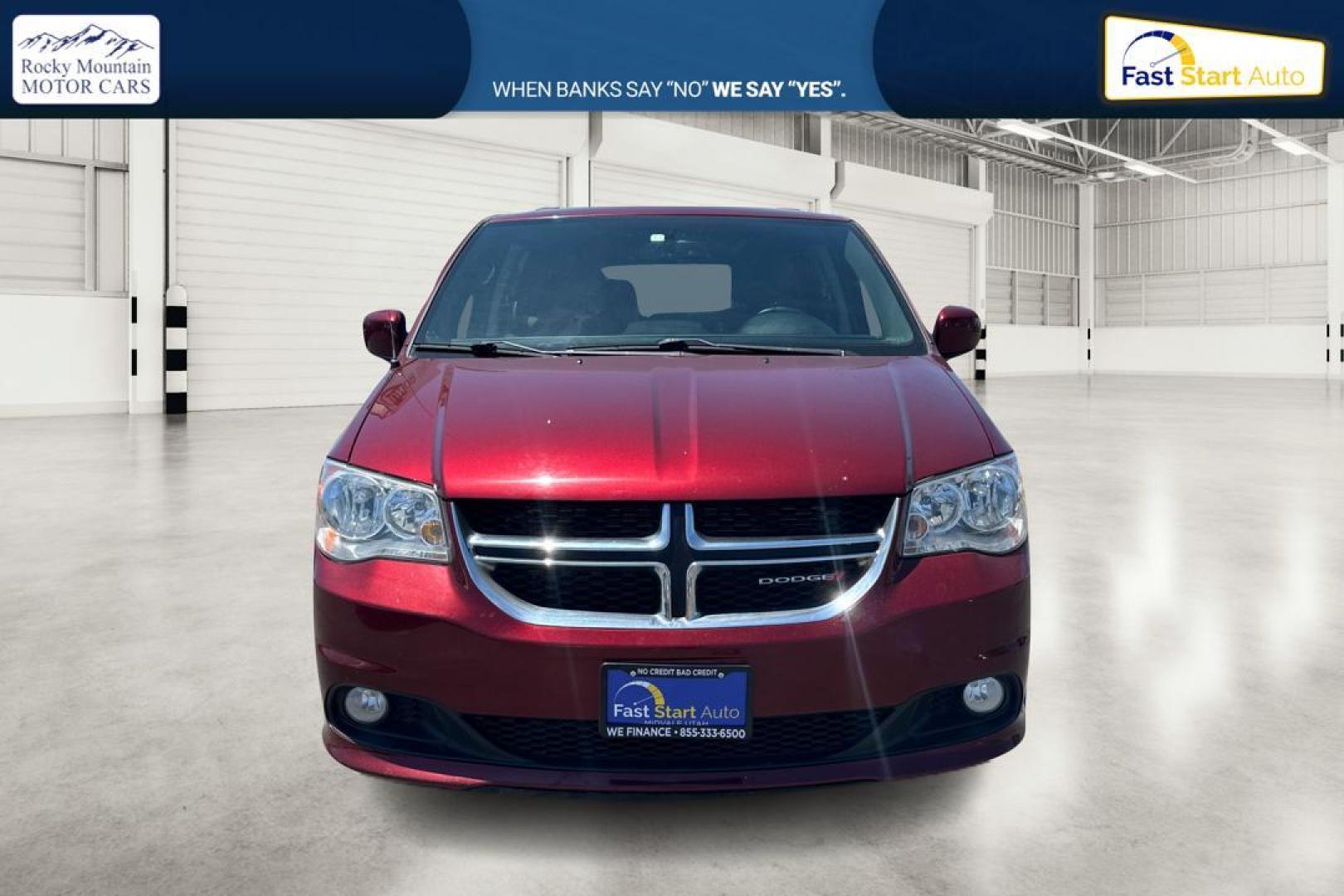 2017 Red Dodge Grand Caravan SXT (2C4RDGCG0HR) with an 3.6L V6 DOHC 24V engine, 6A transmission, located at 7755 State Street, Midvale, UT, 84047, (801) 753-9063, 40.610329, -111.892159 - Photo#7