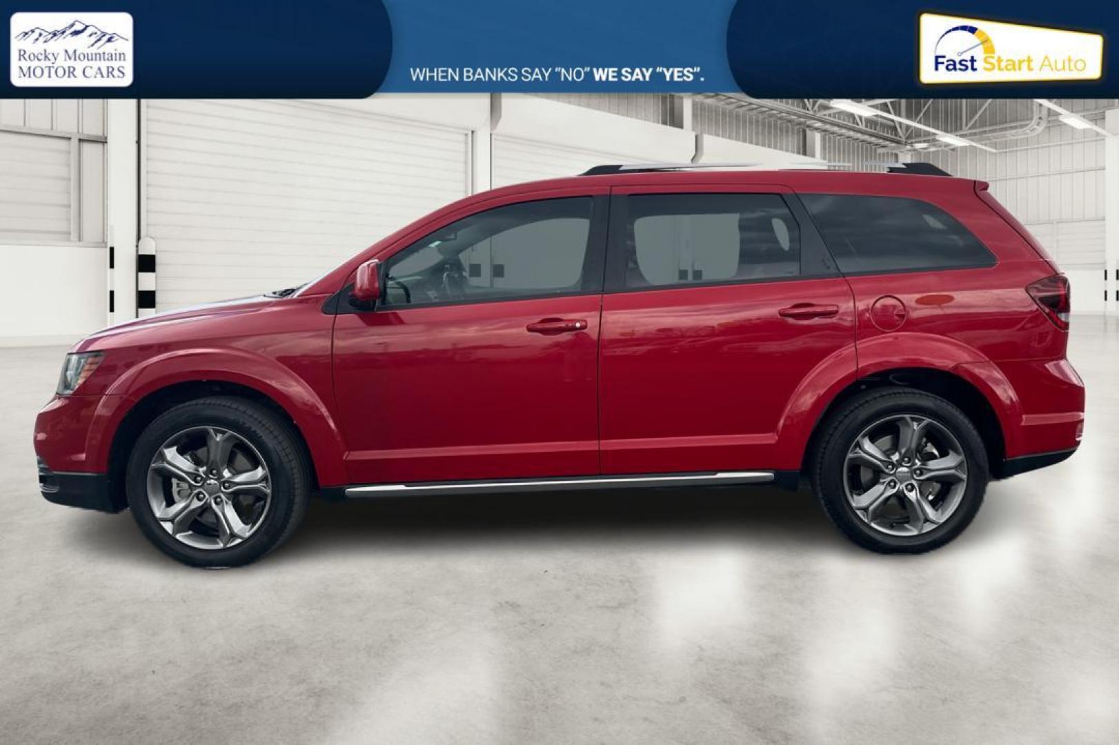 2017 Red Dodge Journey Crossroad Plus FWD (3C4PDCGG8HT) with an 3.6L V6 DOHC 24V engine, 4A transmission, located at 7755 State Street, Midvale, UT, 84047, (801) 753-9063, 40.610329, -111.892159 - Photo#5